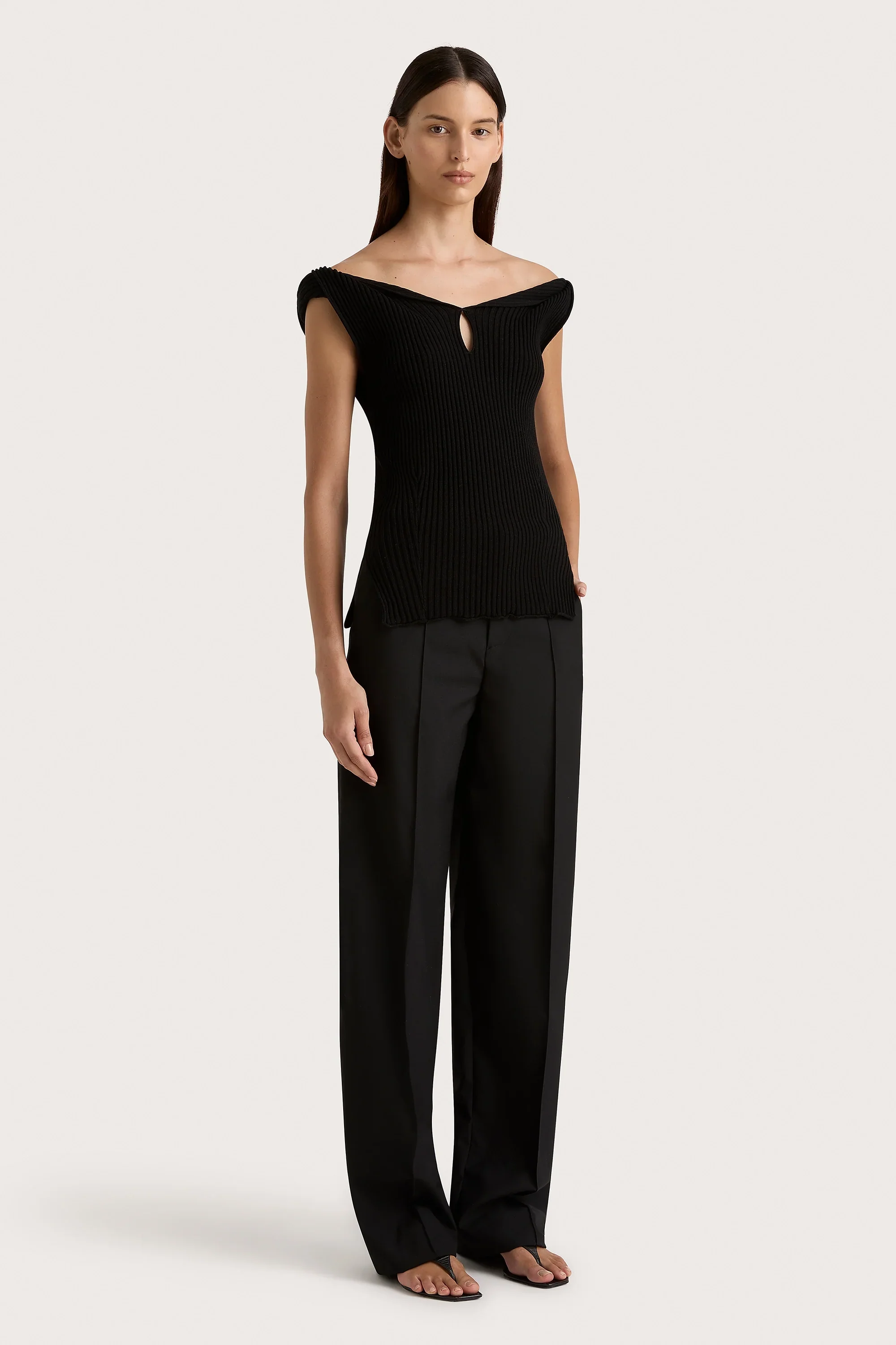 Faithfull - Heidi Knit Top Black - Final Sale - Image 3