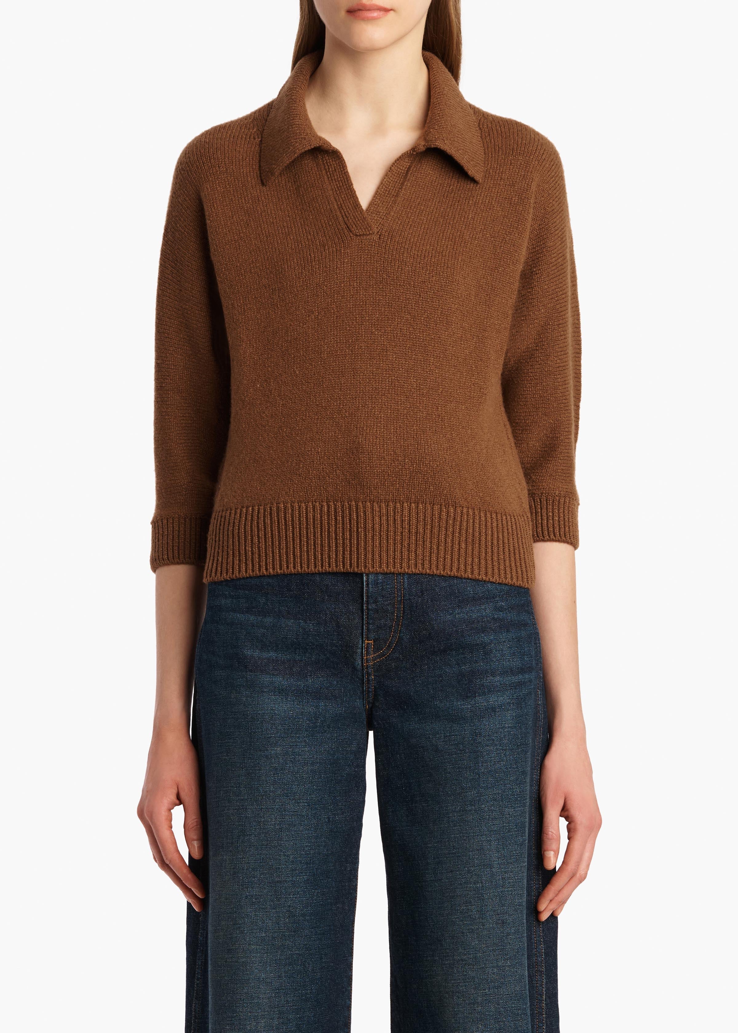 Khaite - Herve Sweater in Maple - Image 10