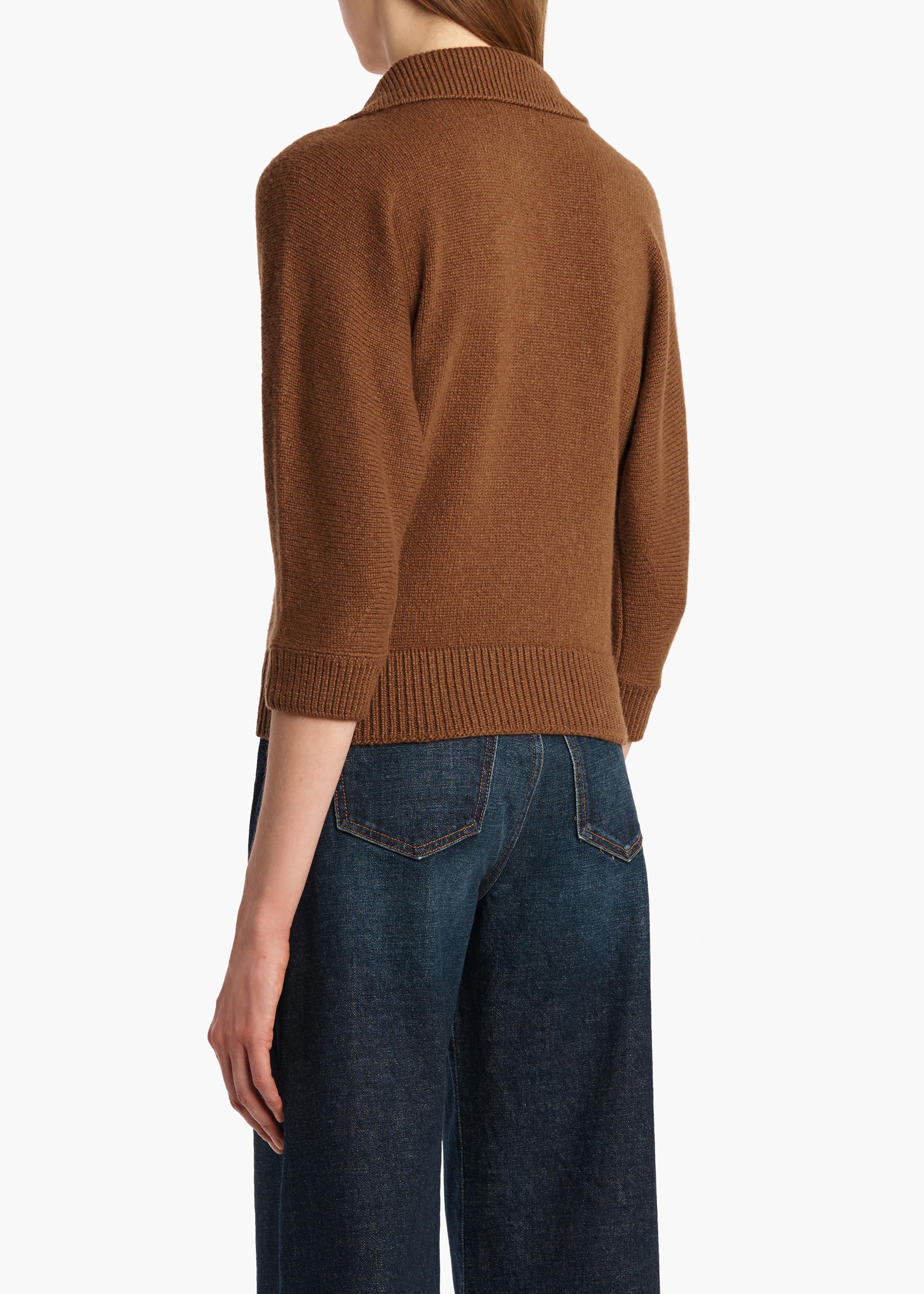 Khaite - Herve Sweater in Maple - Image 4