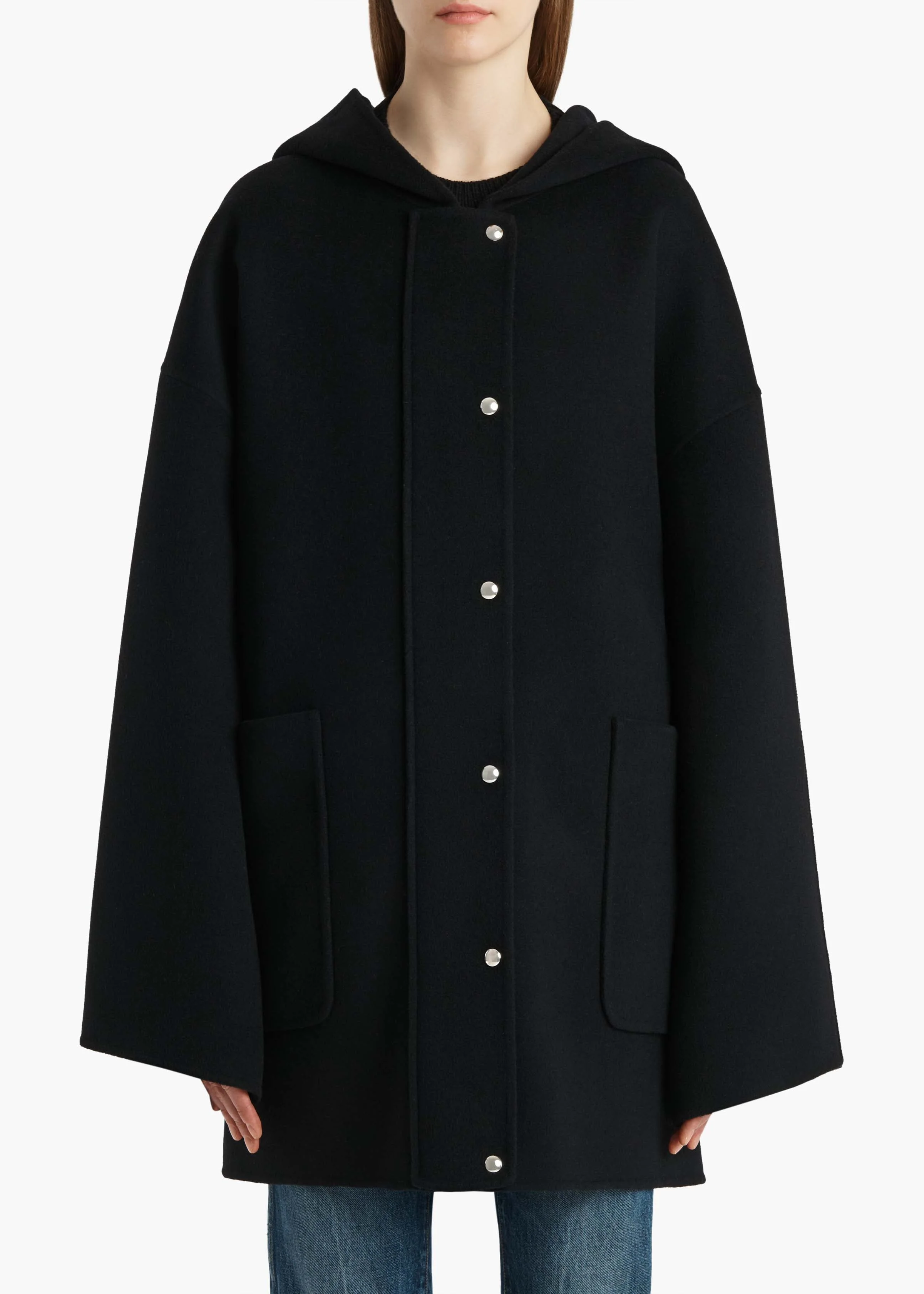 Khaite - Hessner Coat in Black - Image 12