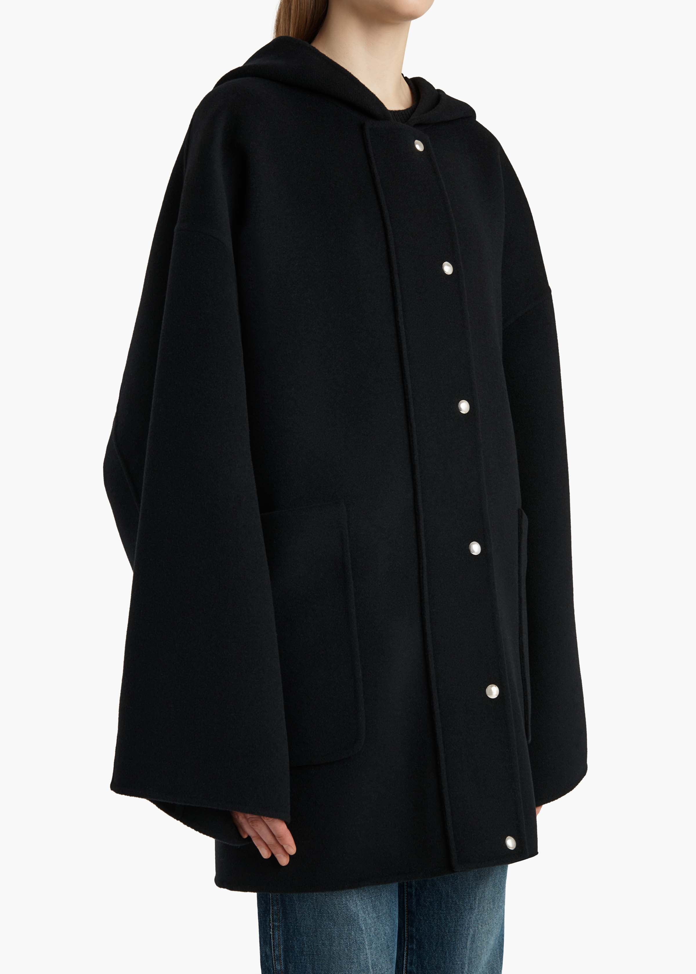 Khaite - Hessner Coat in Black - Image 15