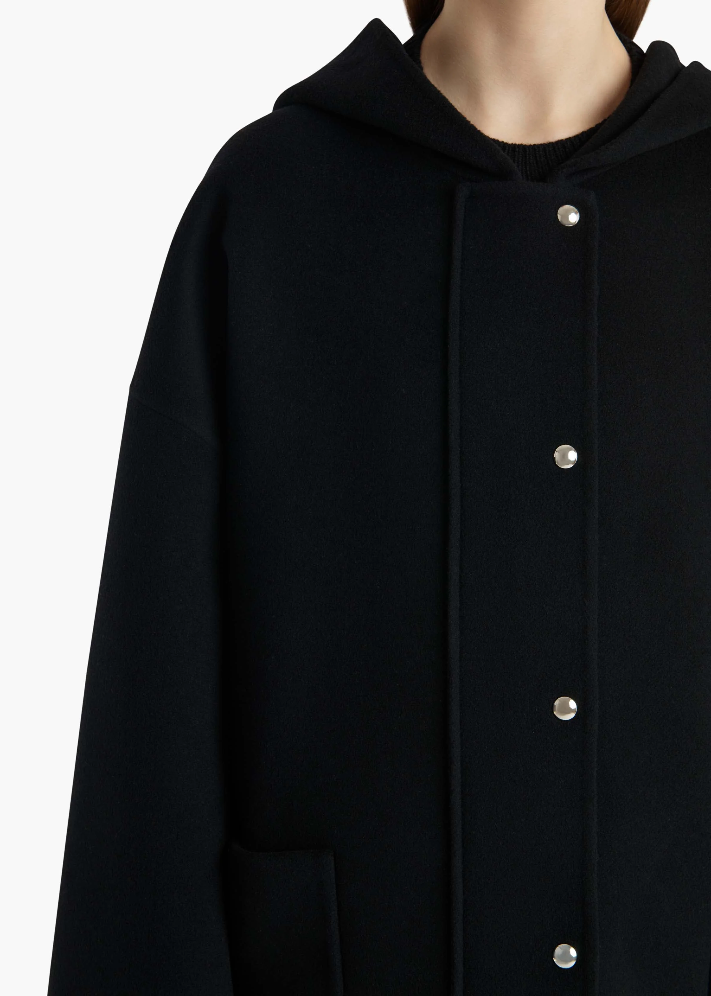 Khaite - Hessner Coat in Black - Image 6