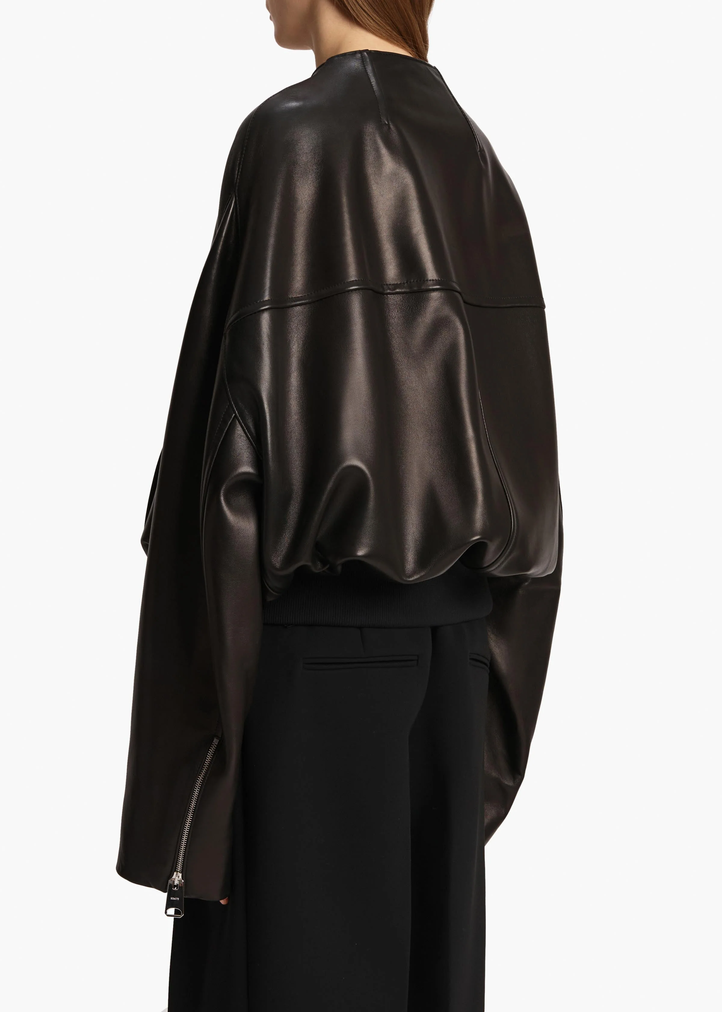 Khaite - Hewit Jacket in Black Leather - Image 4