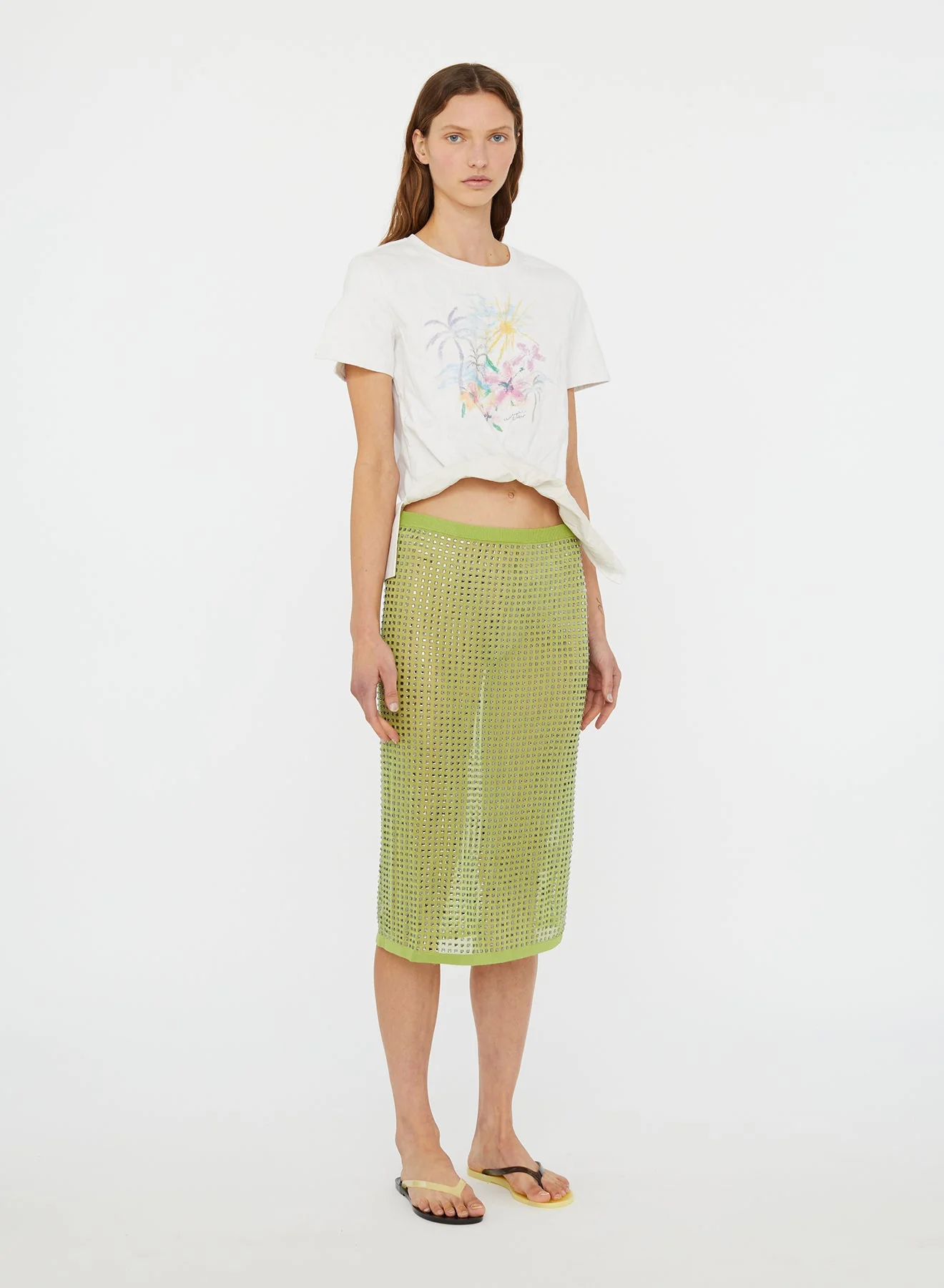Christopher Esber - Hibiscus Crushed Tee - Image 3