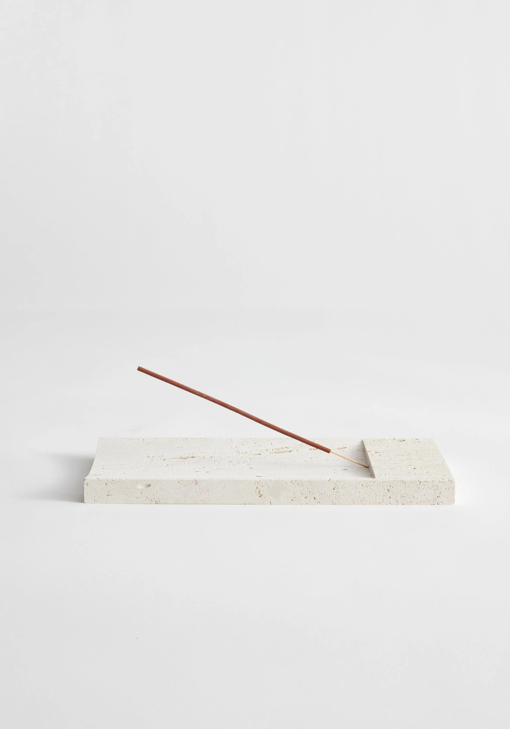 ROHE - Incense holder tray | travertine