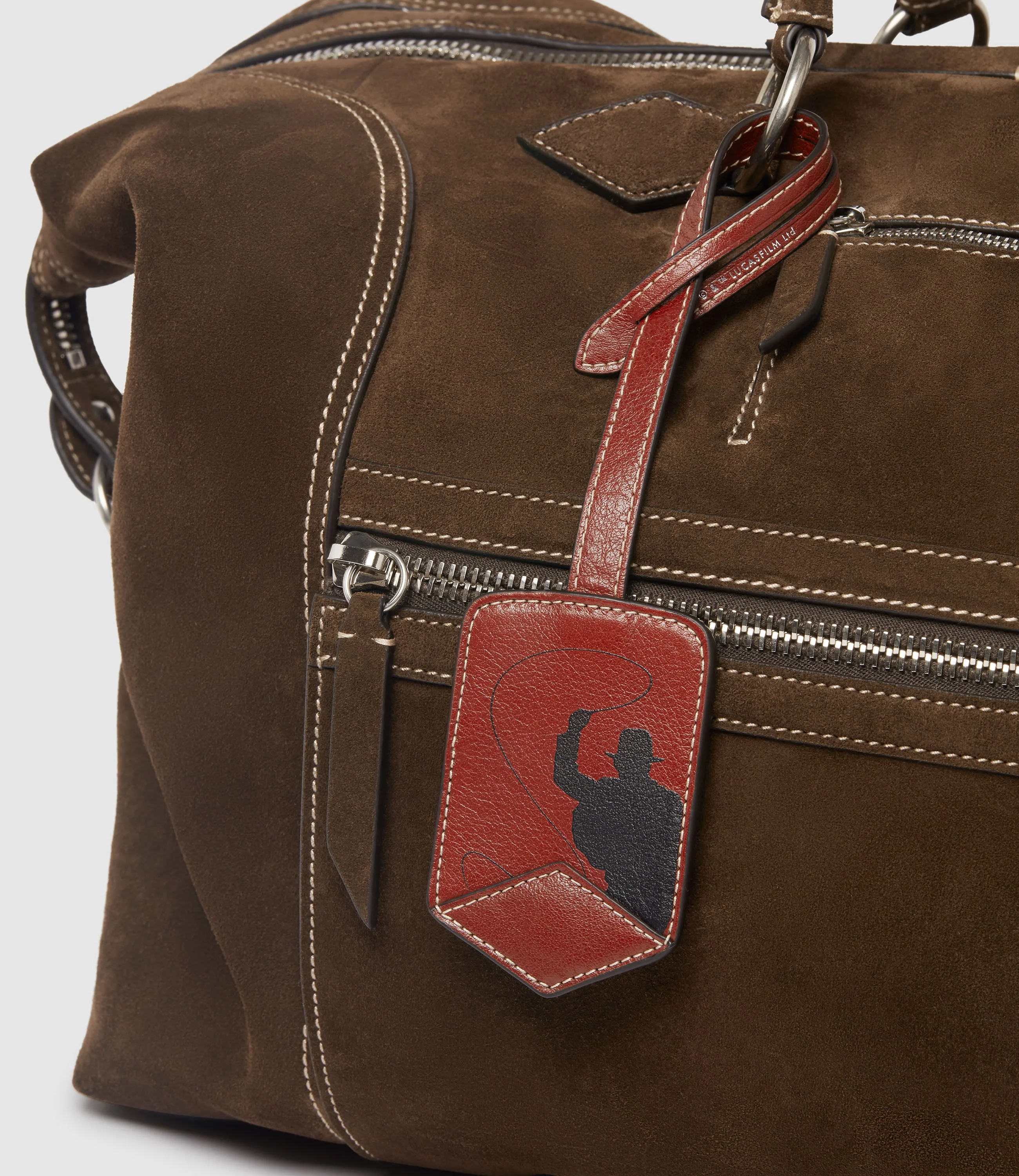 Metier - INDIANA JONES™ Vagabond Duffle Chocolate Suede - Image 6