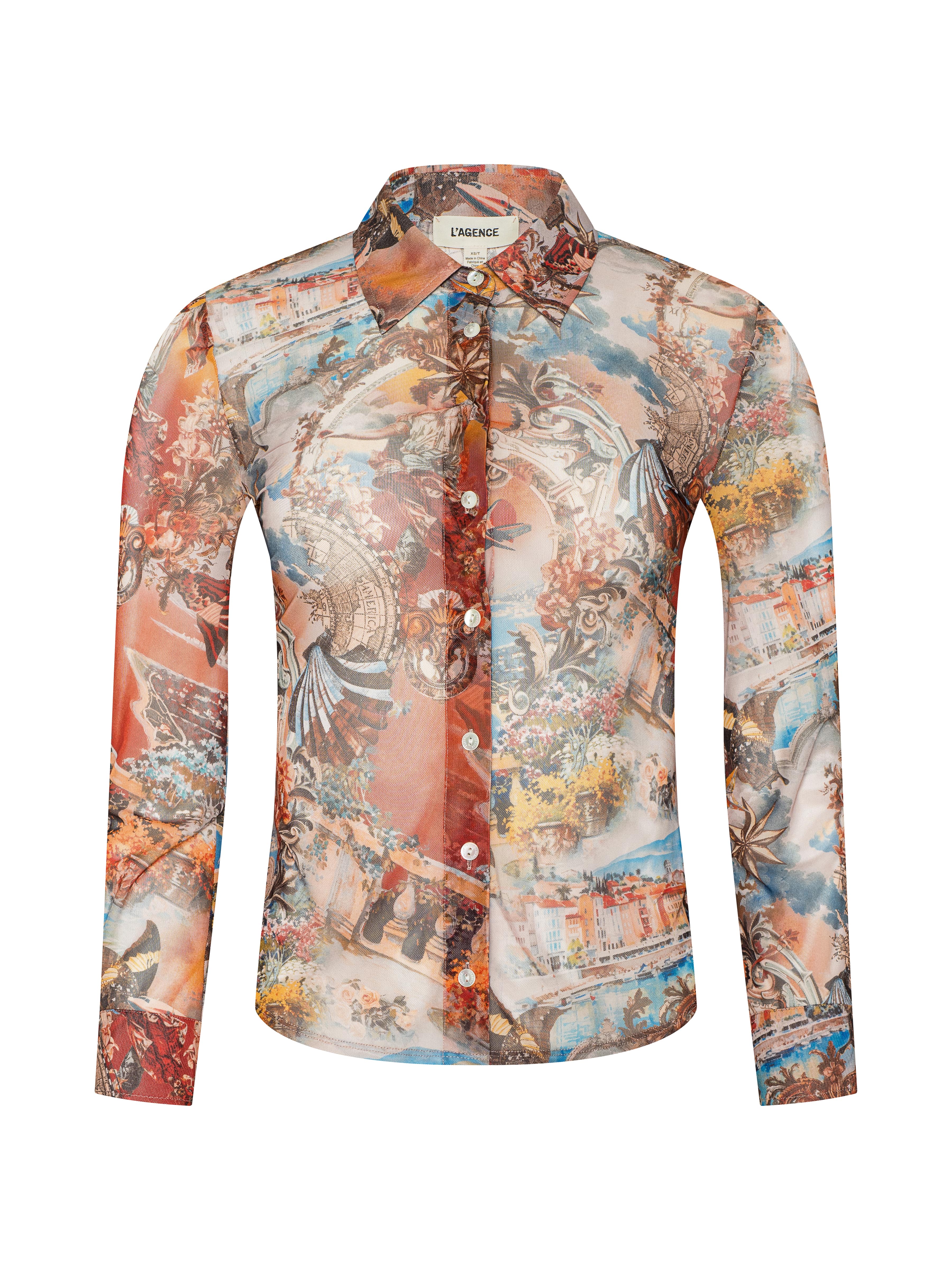 L'AGENCE - Indiana Mesh Blouse - Image 6