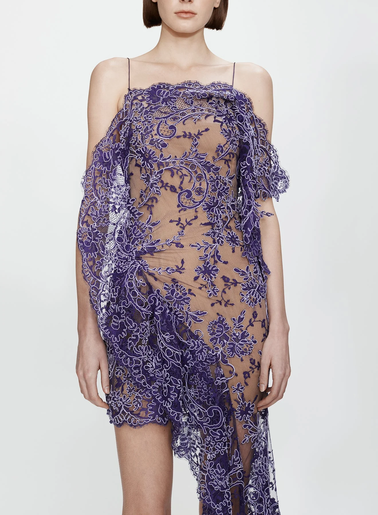 Christopher Esber - Iris Floating Lace Suspend Mini Dress - Image 3