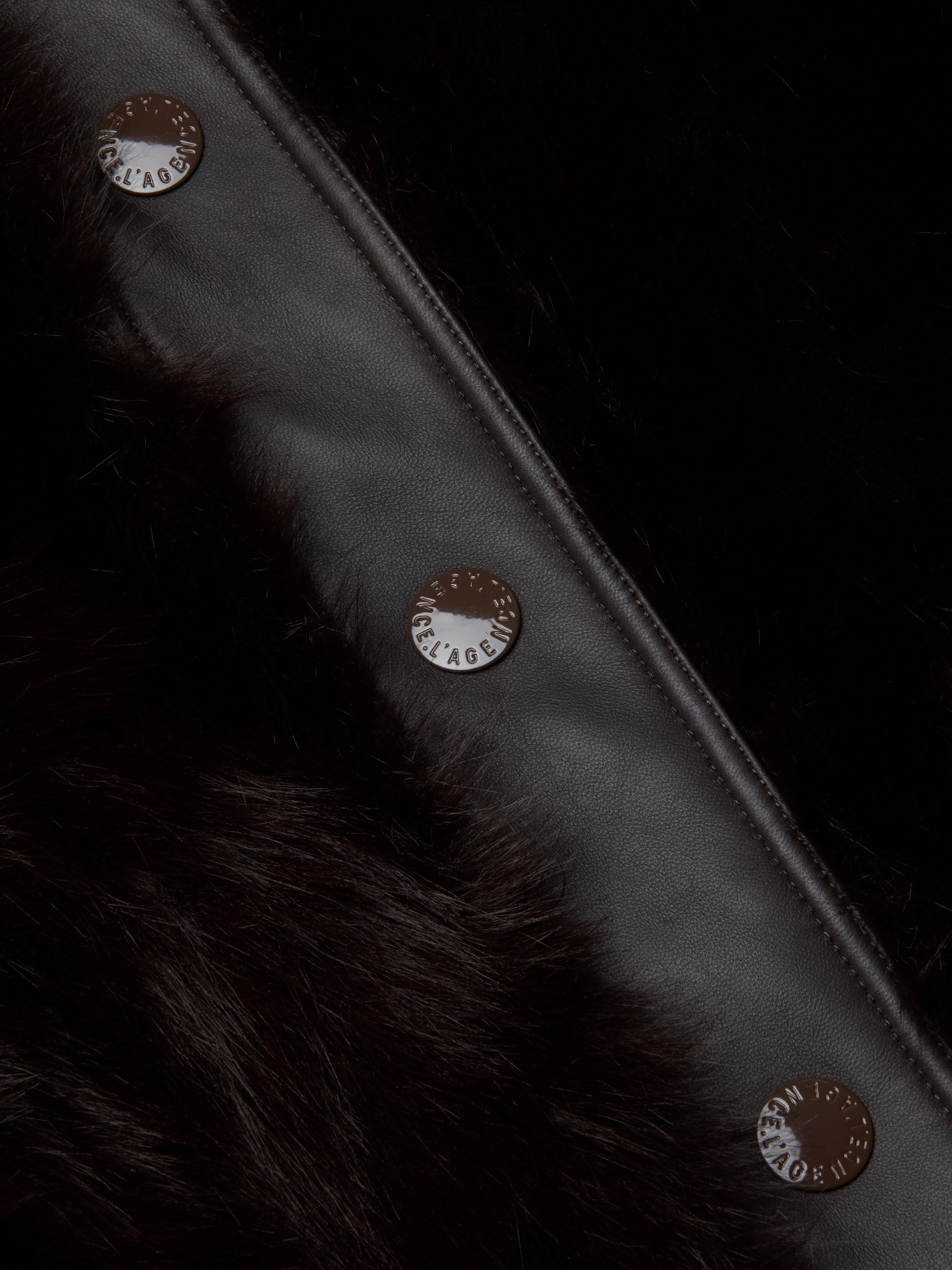 L'AGENCE - Irisa Faux Fur Coat - Image 9