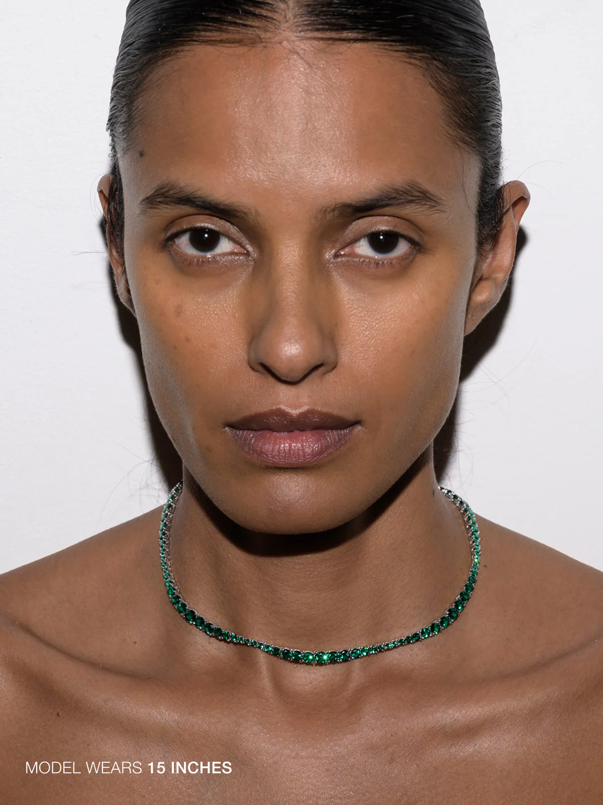 Dorsey - ISADORA RIVIÈRE NECKLACE IN VIRIDIAN GREEN MOISSANITE - Image 3