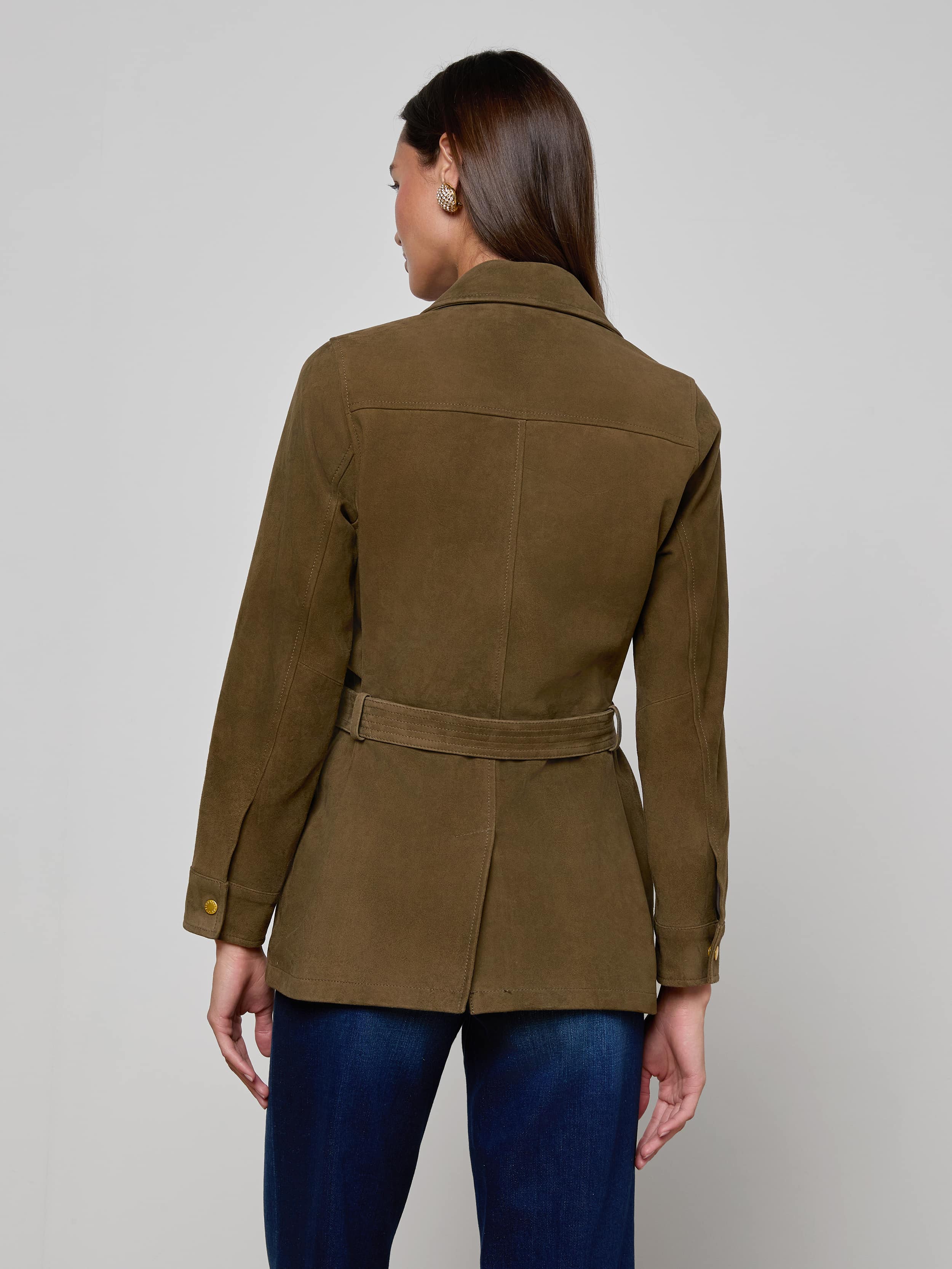 L'AGENCE - Ishani Suede Jacket - Image 10