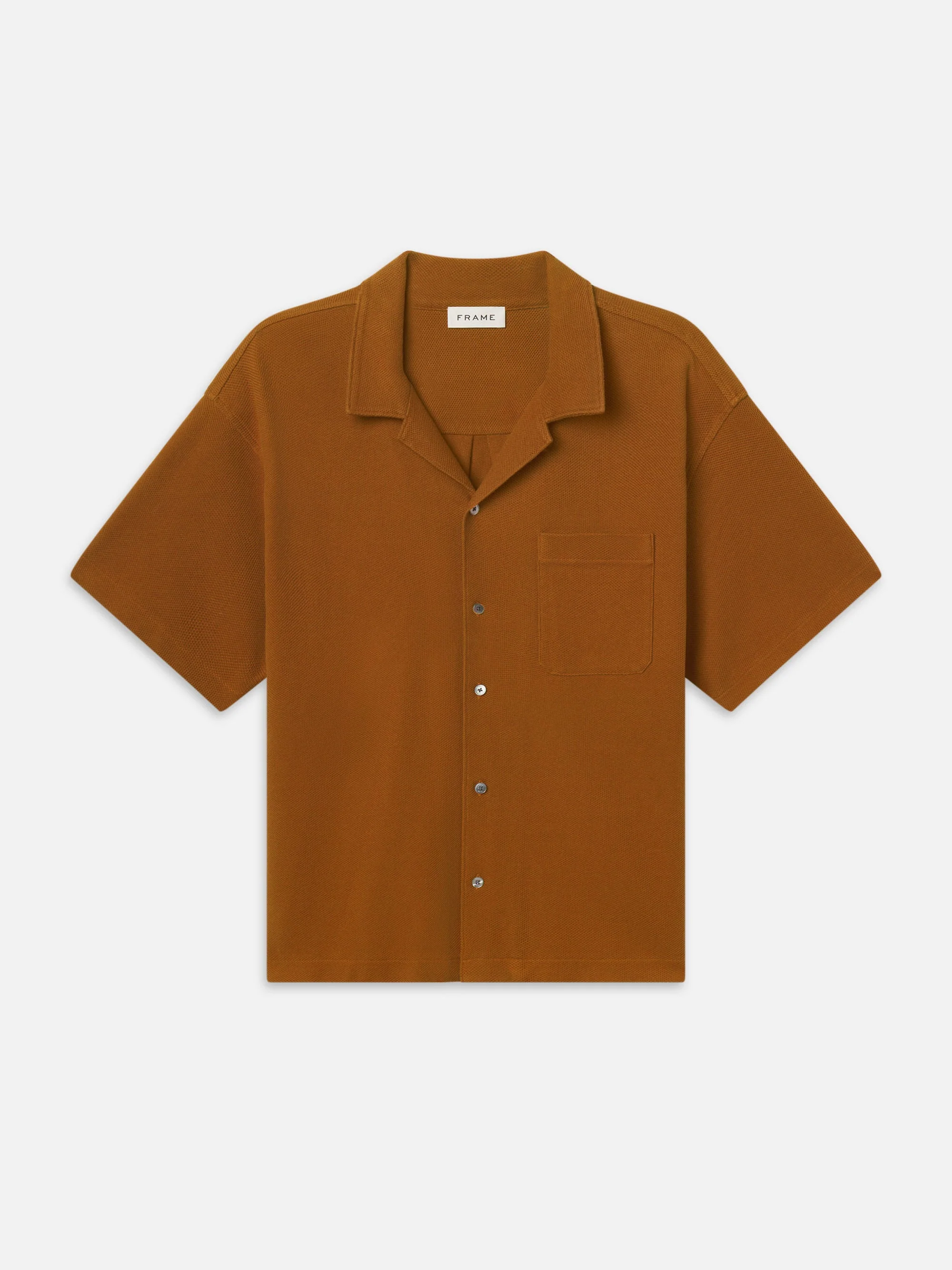FRAME - Jacquard Short Sleeve Relaxed Shirt
