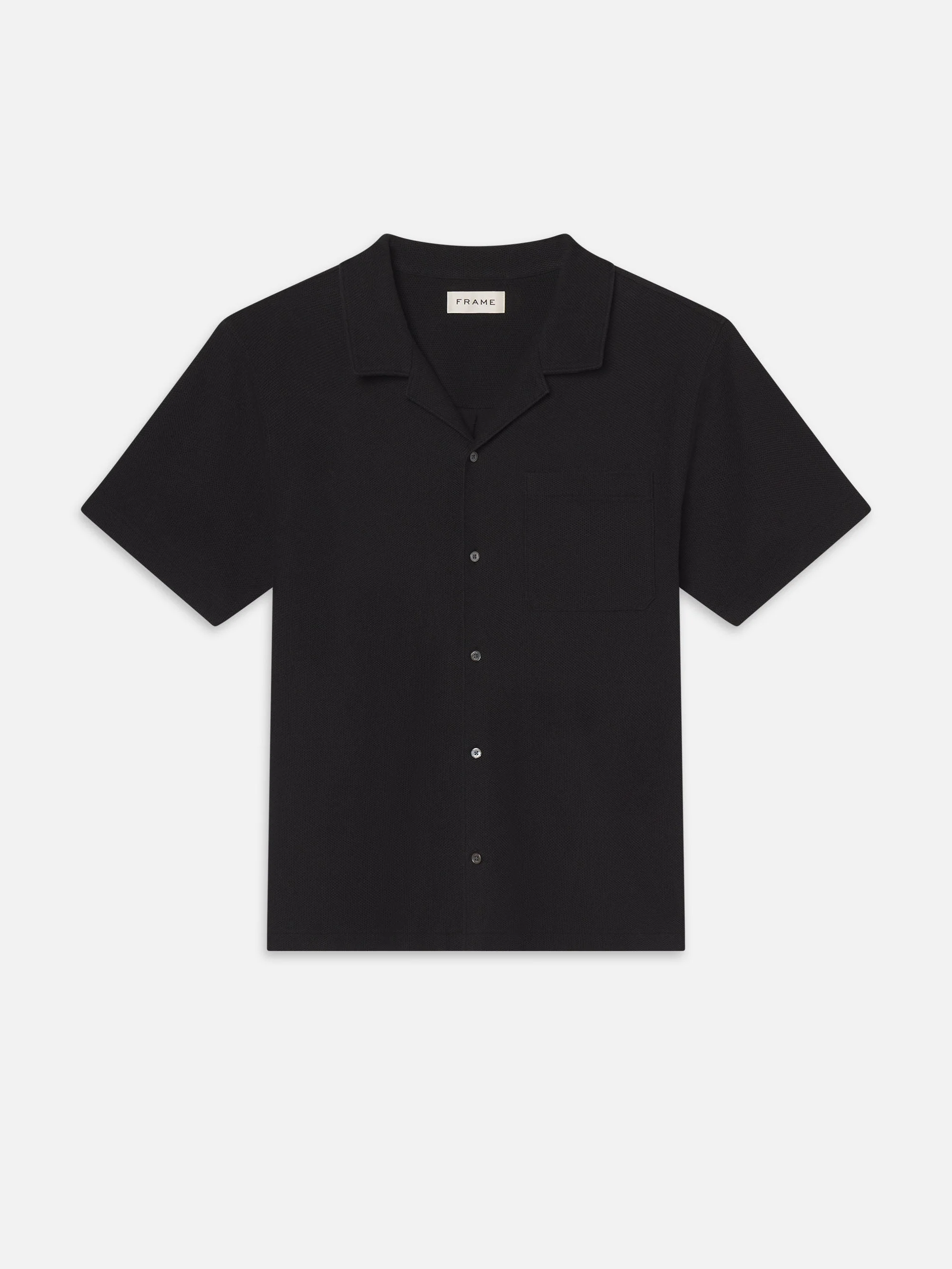 FRAME - Jacquard Short Sleeve Relaxed Shirt - Image 3