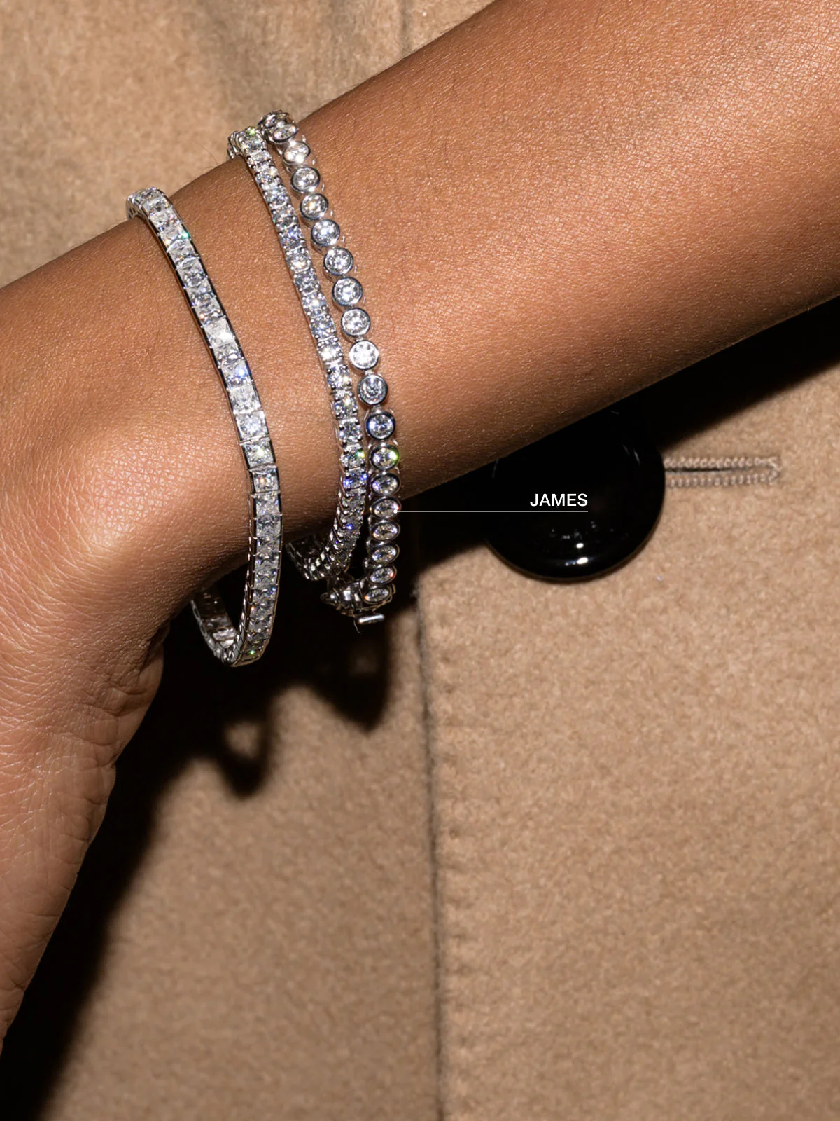 Dorsey - JAMES BEZEL RIVIÈRE BRACELET IN MOISSANITE - Image 4