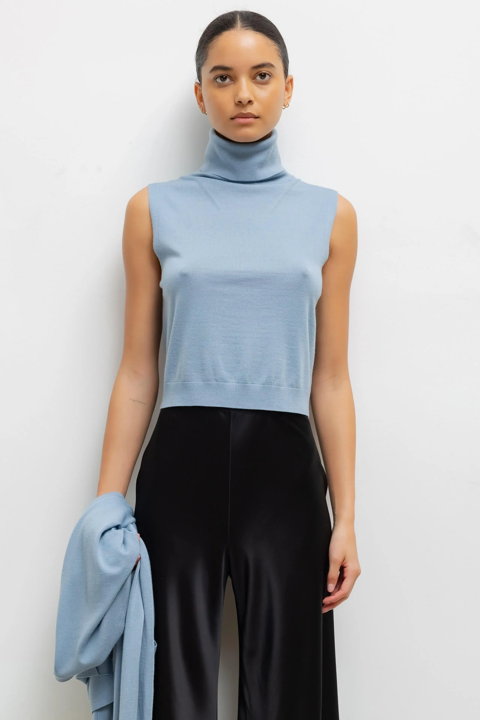 Leset - James Sleeveless Turtleneck