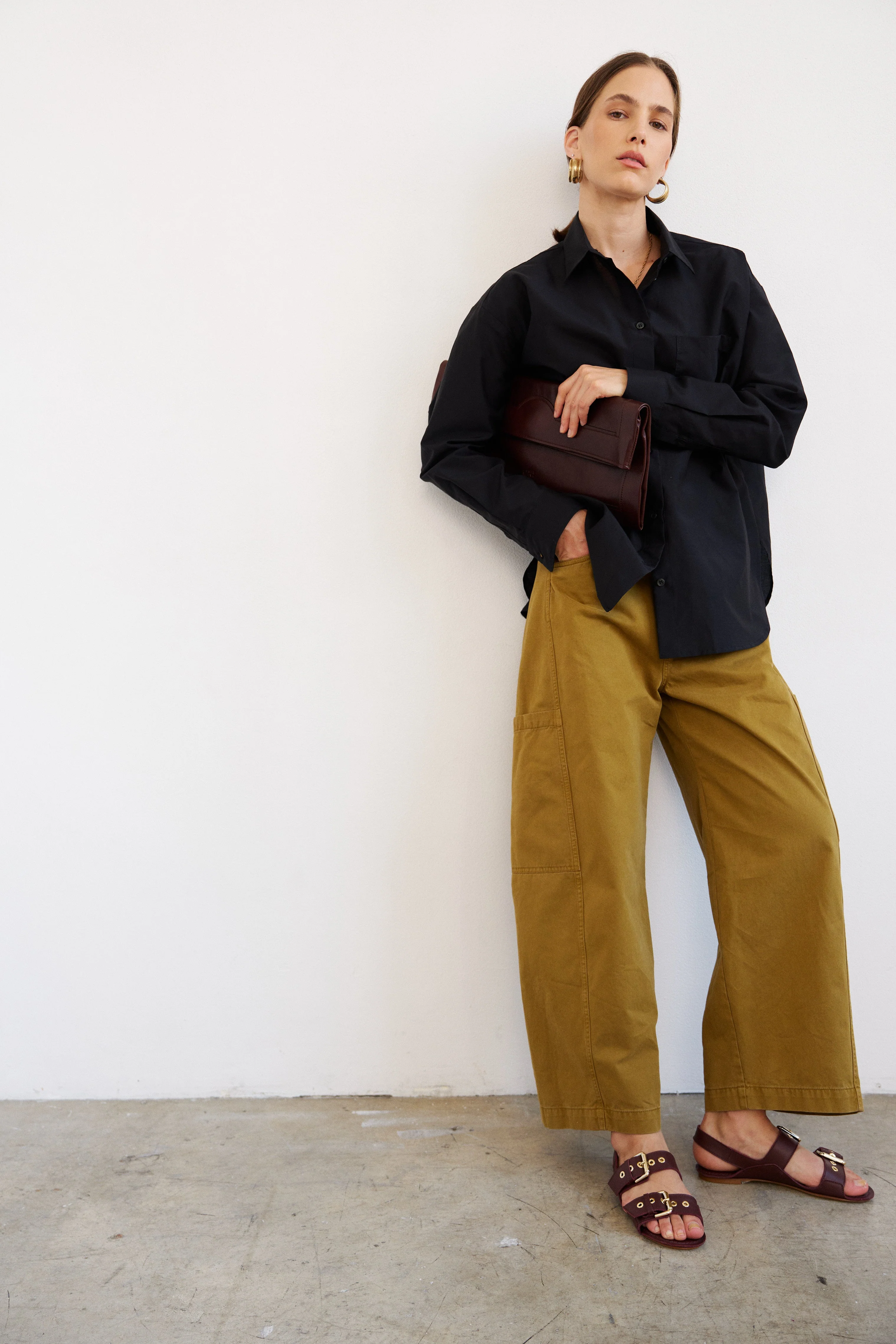 Jamie Haller - The Baggy Painter Crop in Avo - Image 6