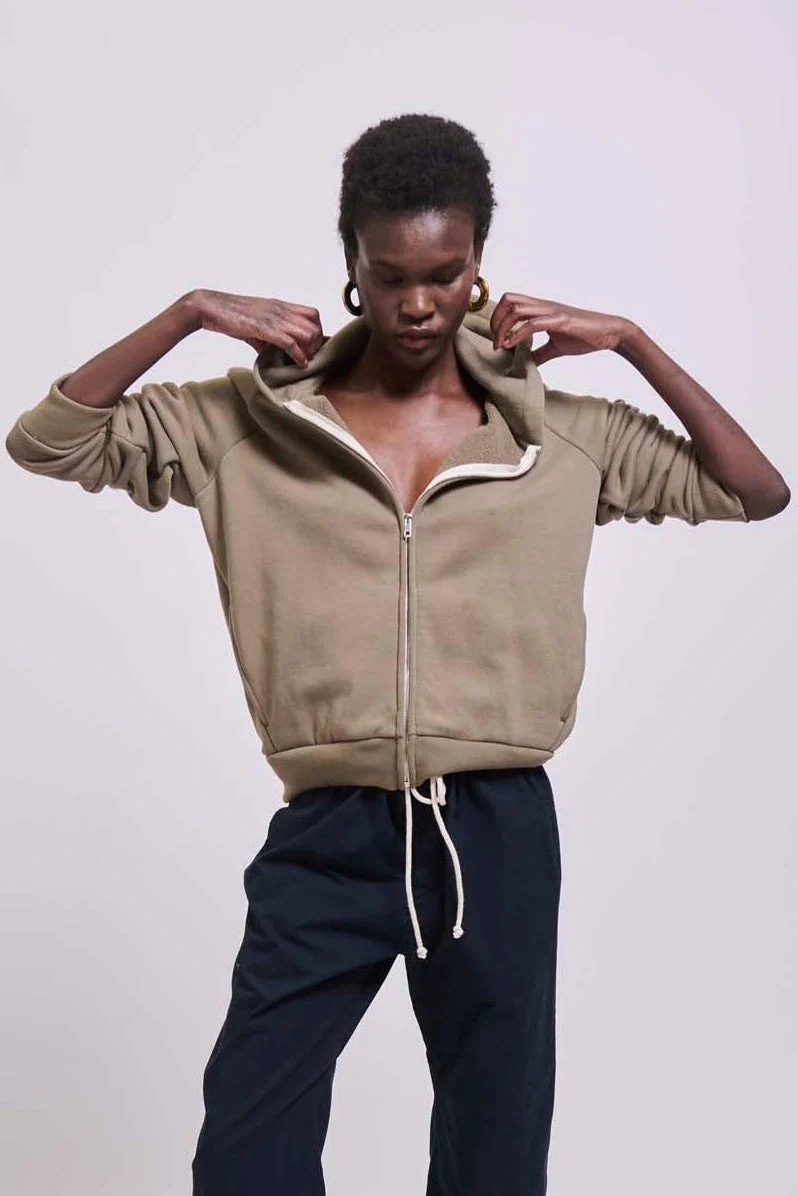 Jamie Haller - The Bird Hoodie in Loden - Image 2