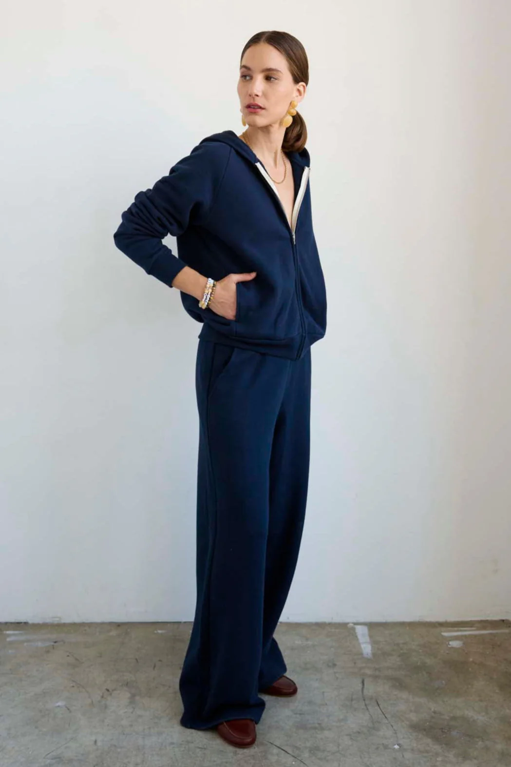 Jamie Haller - The Bird Hoodie in Navy - Image 4