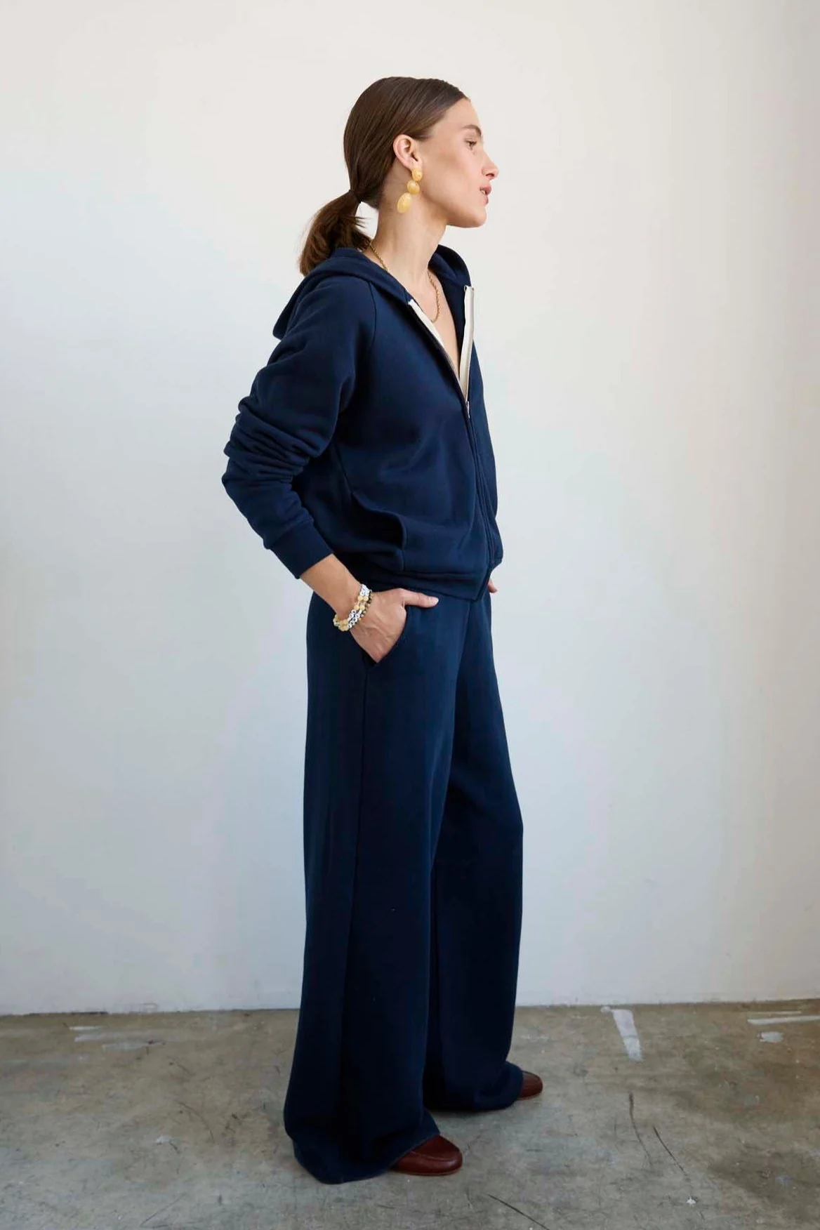 Jamie Haller - The Bird Hoodie in Navy - Image 5