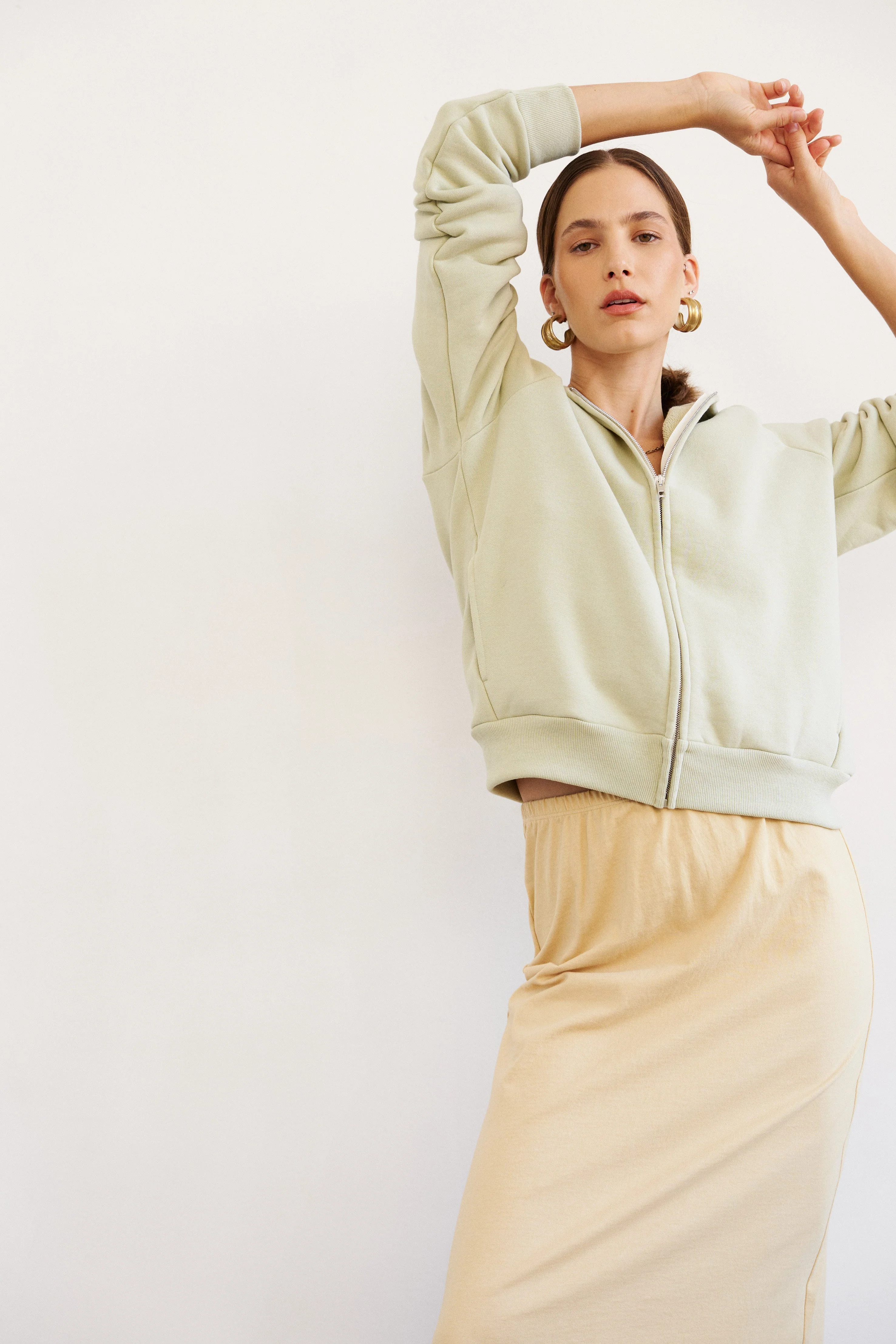 Jamie Haller - The Bird Hoodie in Pistachio - Image 2