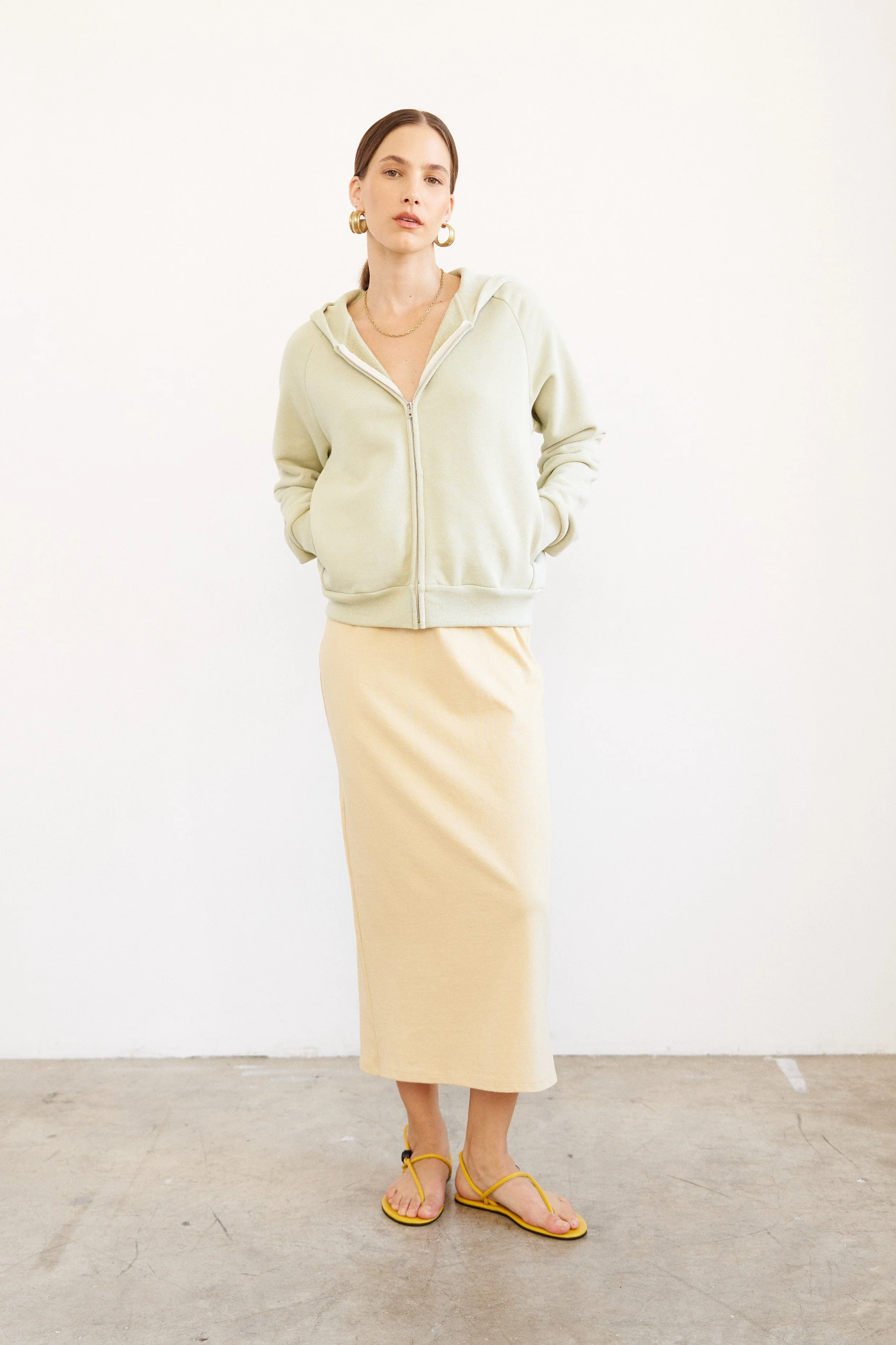 Jamie Haller - The Bird Hoodie in Pistachio - Image 3