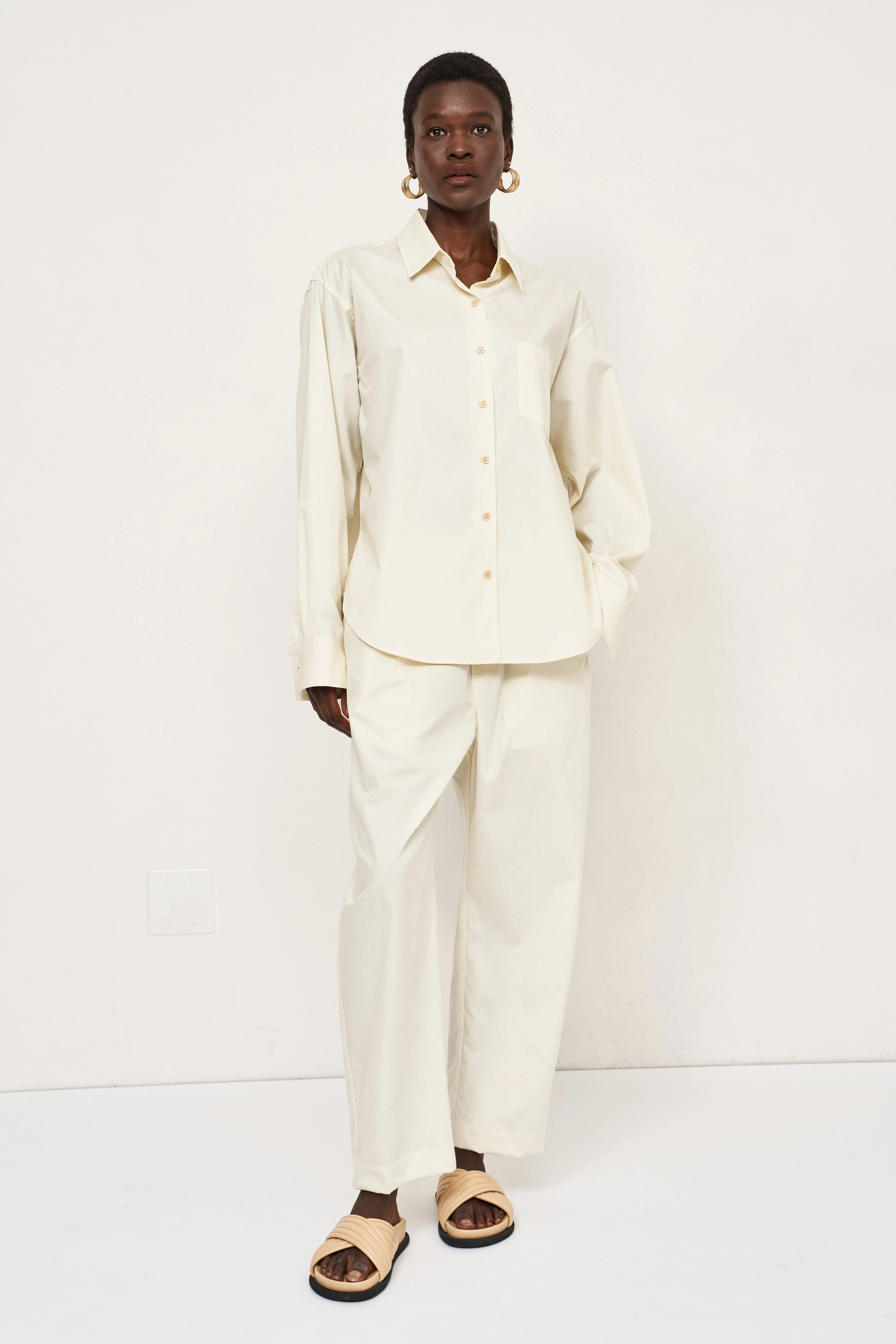 Jamie Haller - The Boxer Pant in Ecru - Image 3