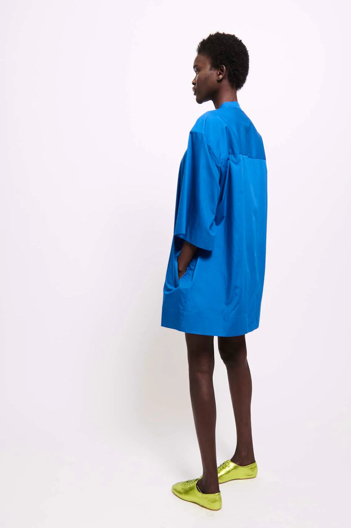 Jamie Haller - The Caftan Mini Dress in Royal Blue - Image 7