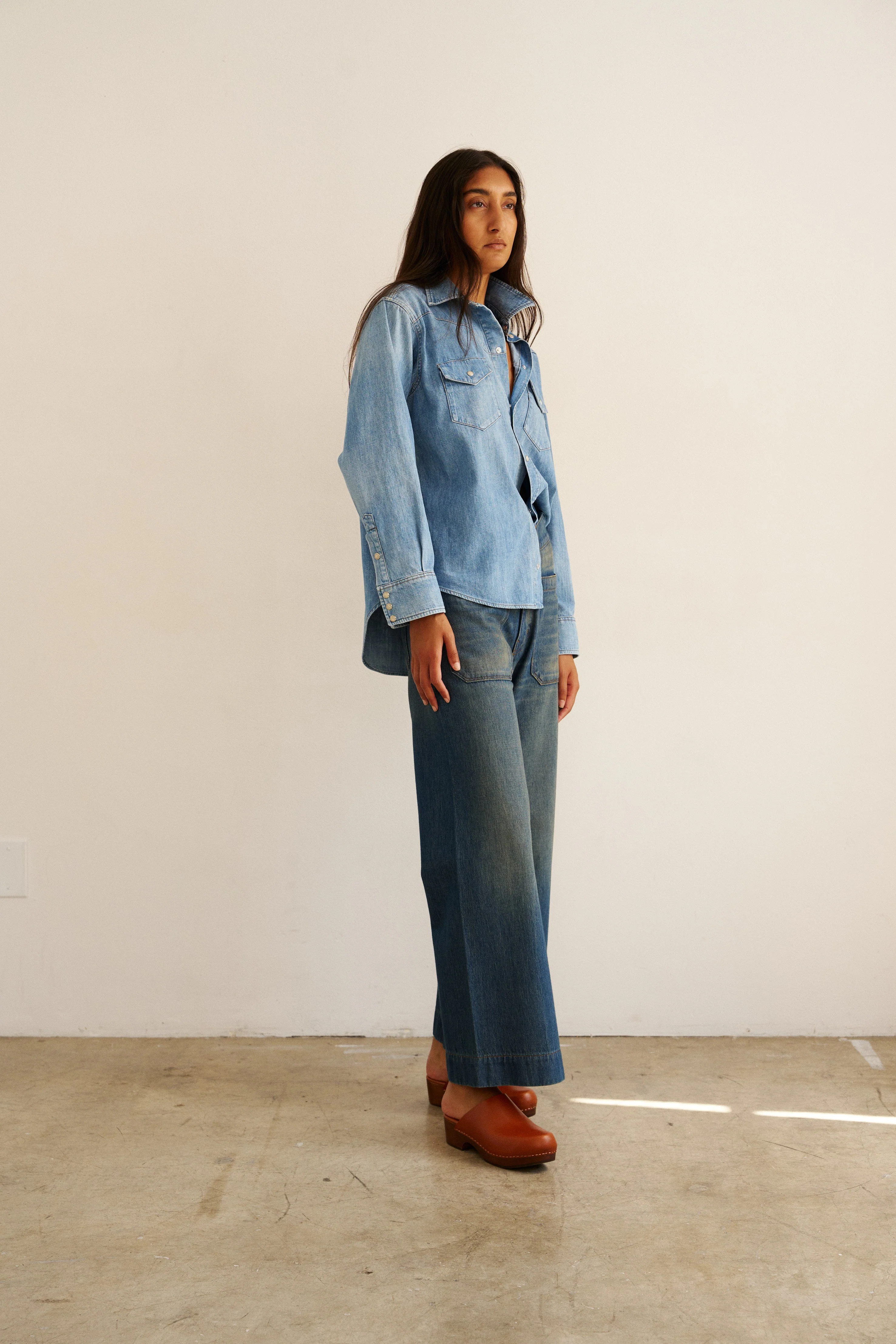 Jamie Haller - The Coming and Going Jean in Marine Indigo - Image 4