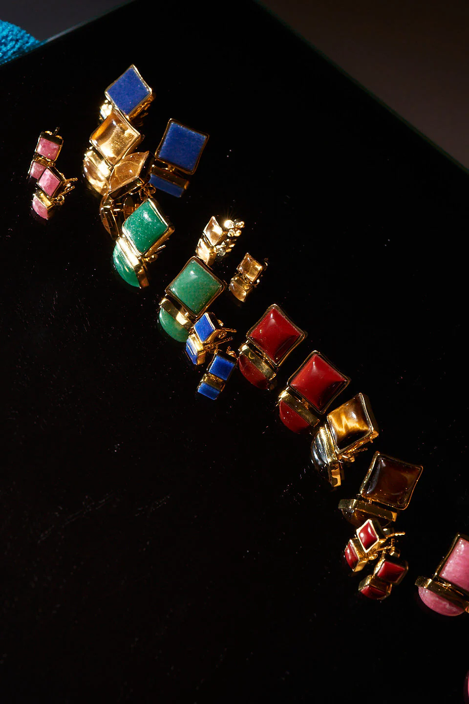 Jamie Haller - The Cufflink Stud Earring - Large in Red Jasper - Image 4