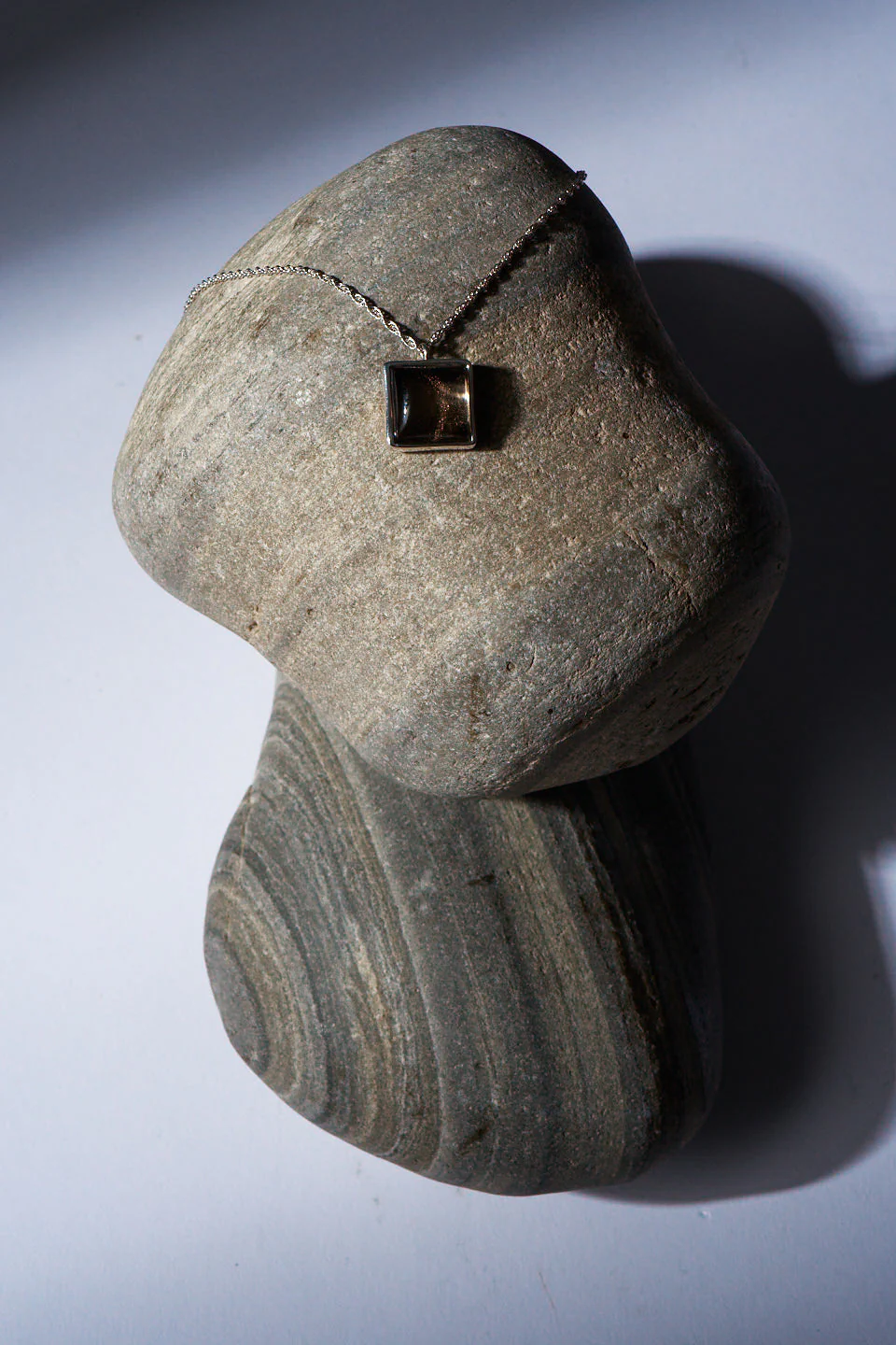 Jamie Haller - The Gemma Pendant Necklace in Smoky Quartz