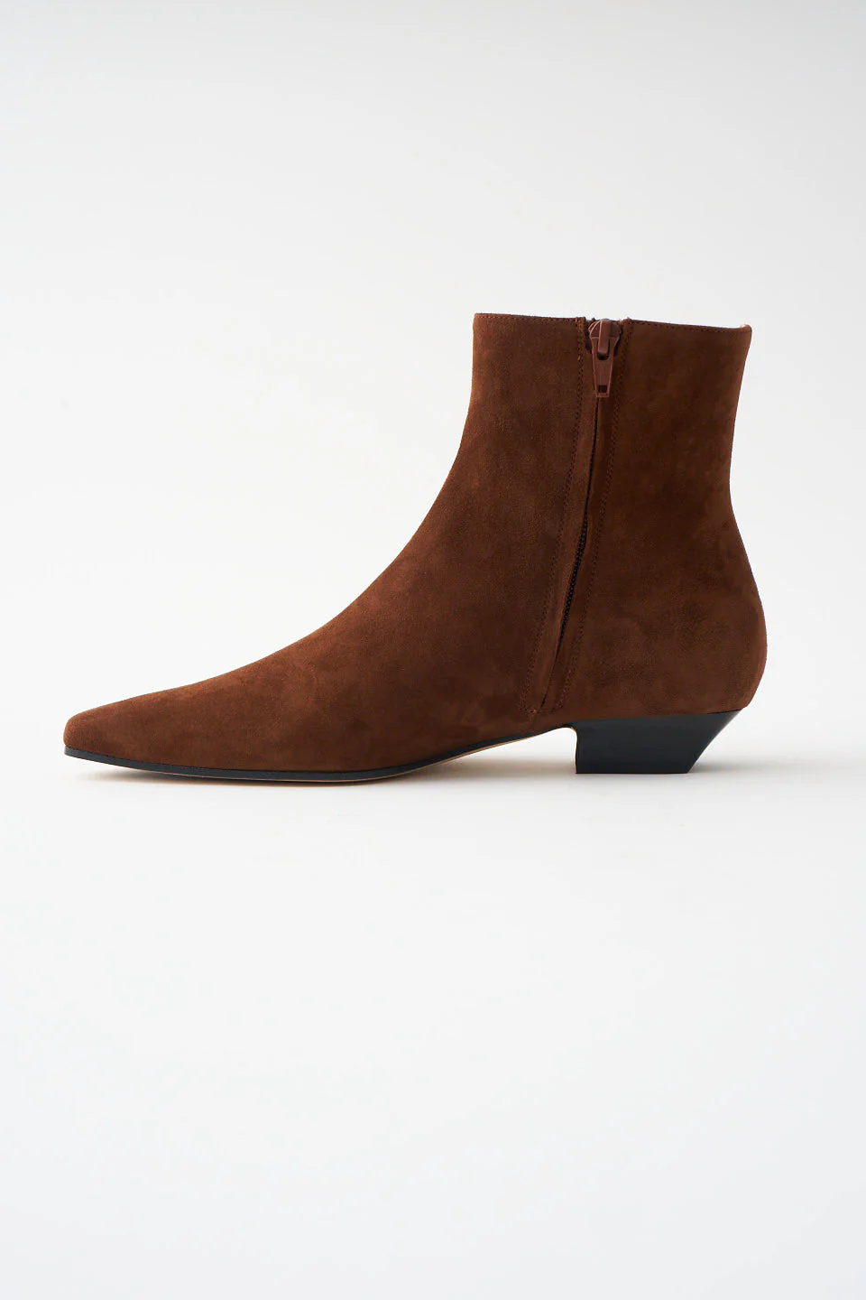 Jamie Haller - The Lennon Boot in Chocolate Suede - Image 3
