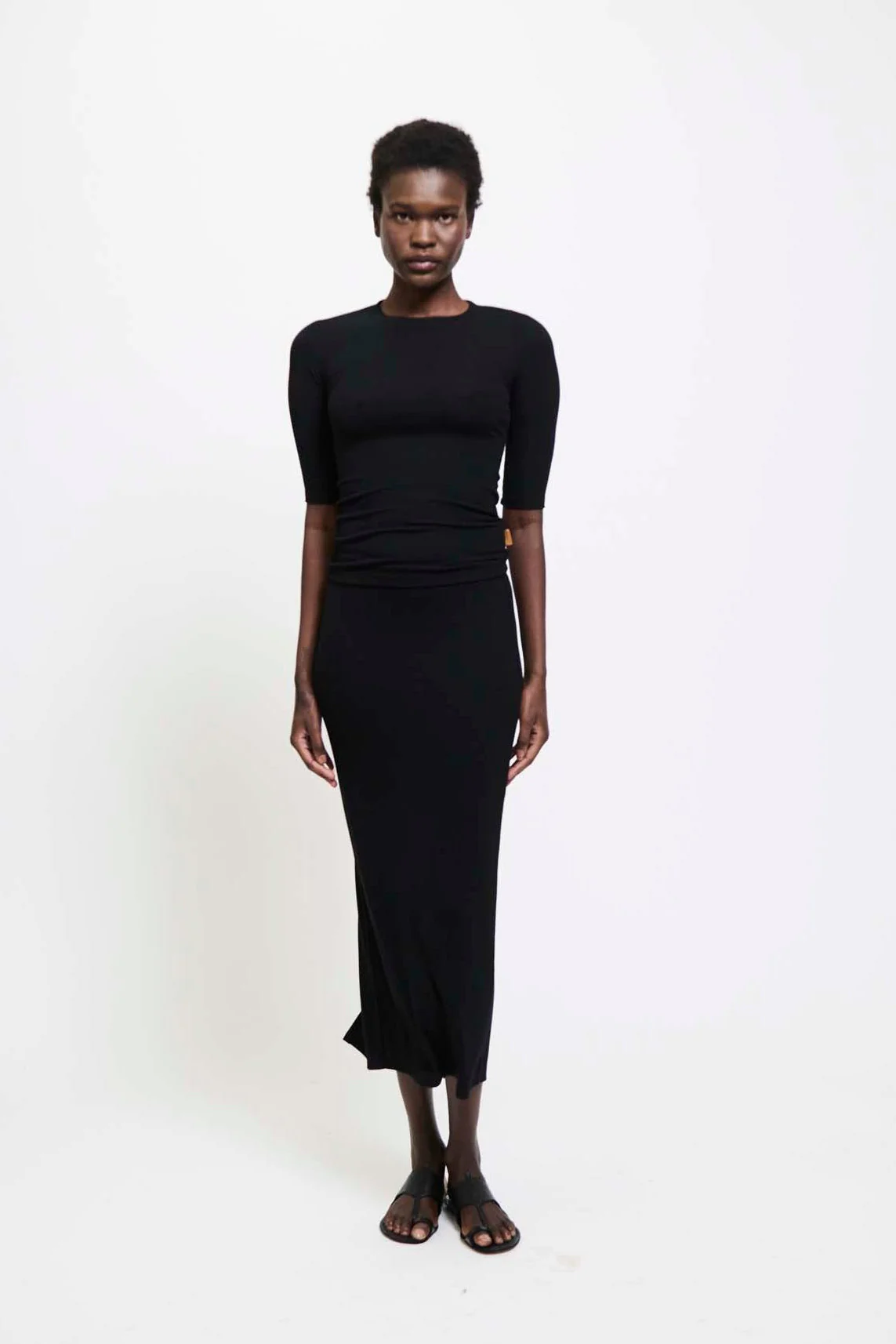 Jamie Haller - The Rib Pencil Skirt in Black - Image 3
