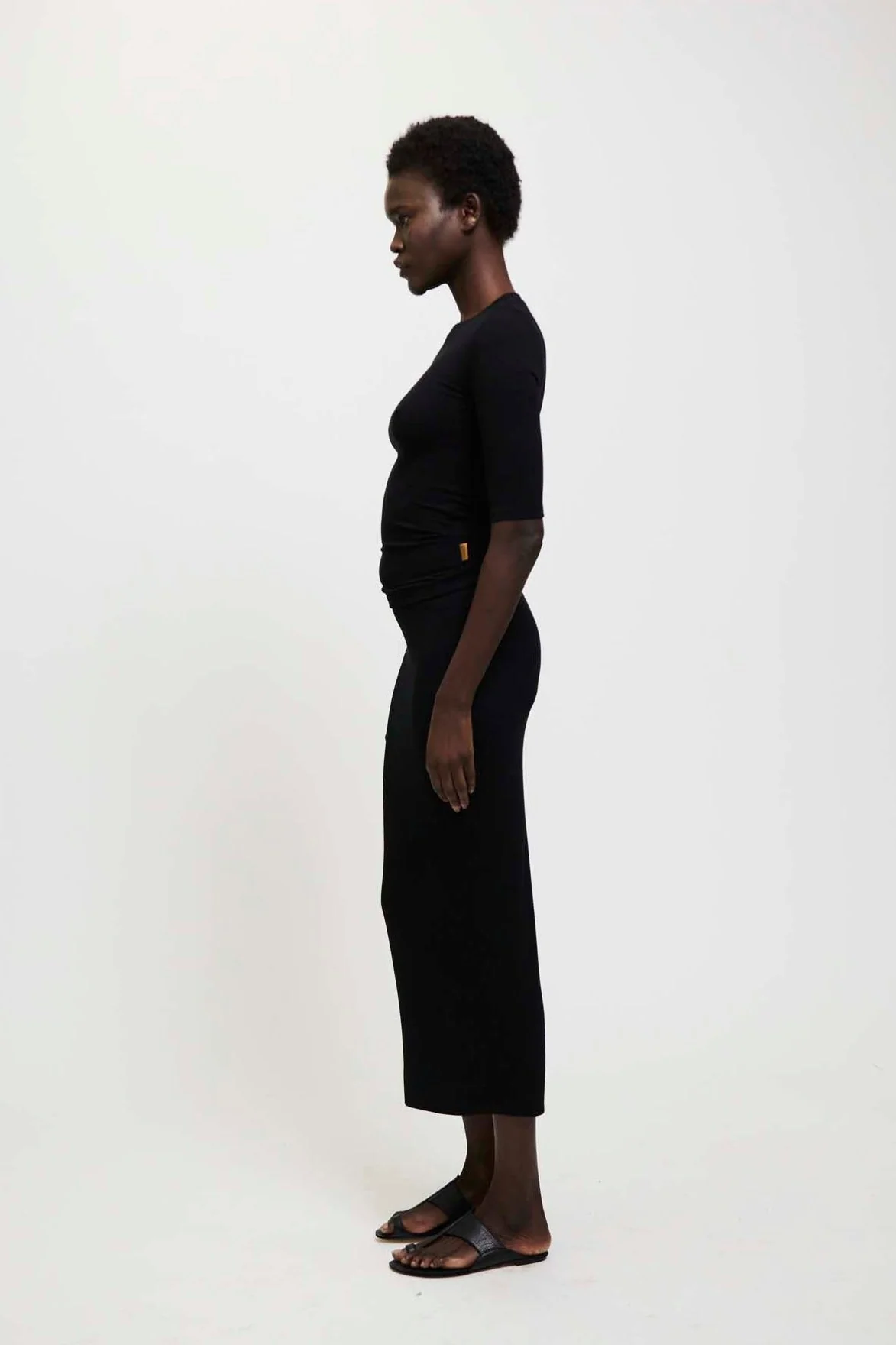 Jamie Haller - The Rib Pencil Skirt in Black - Image 6