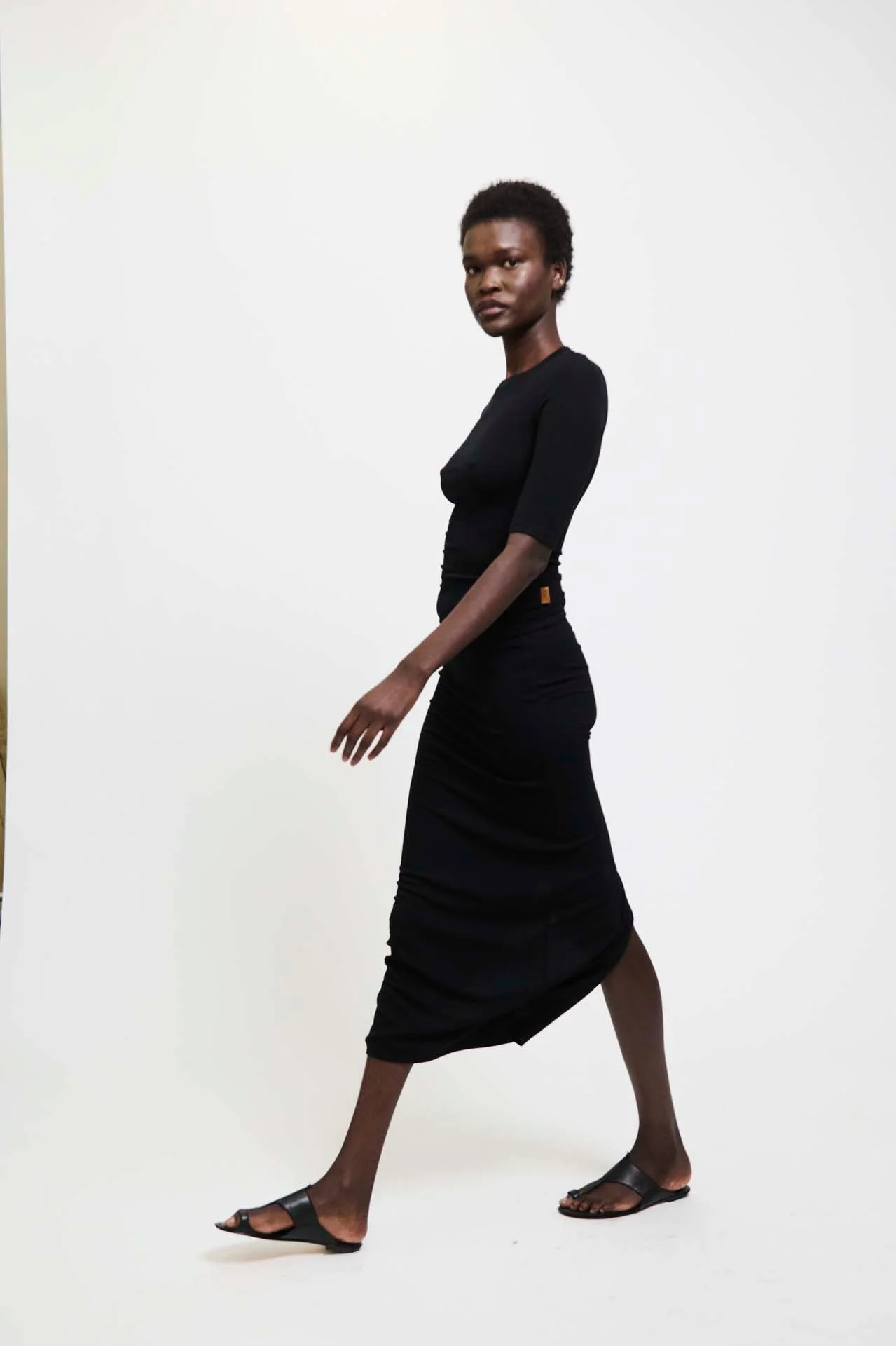 Jamie Haller - The Rib Pencil Skirt in Black - Image 8