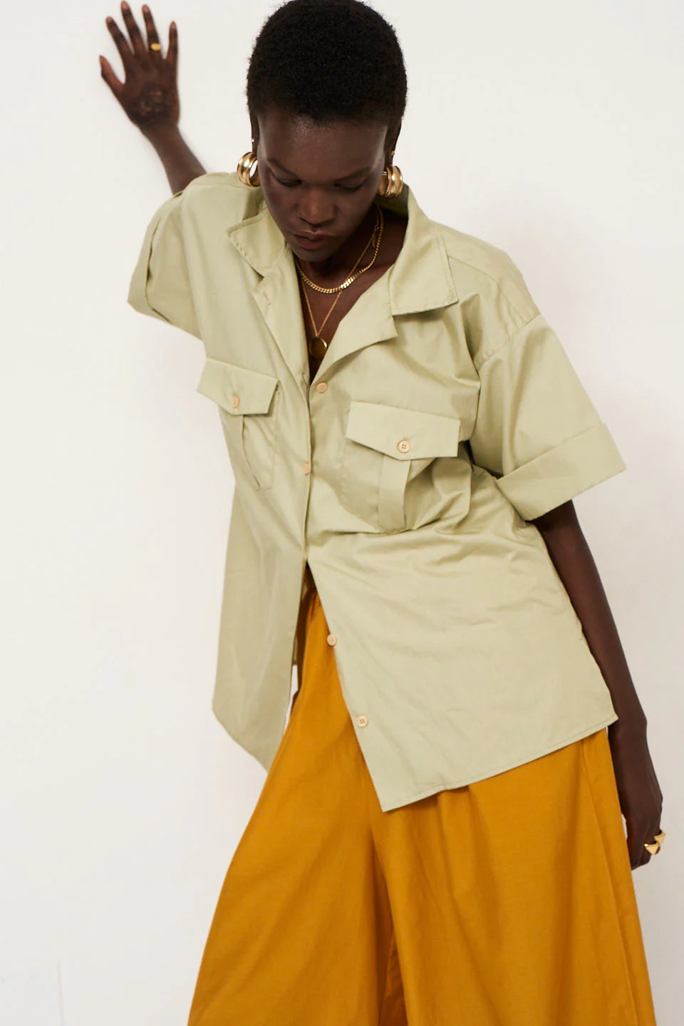Jamie Haller - The Safari Shirt in Pistachio - Image 3
