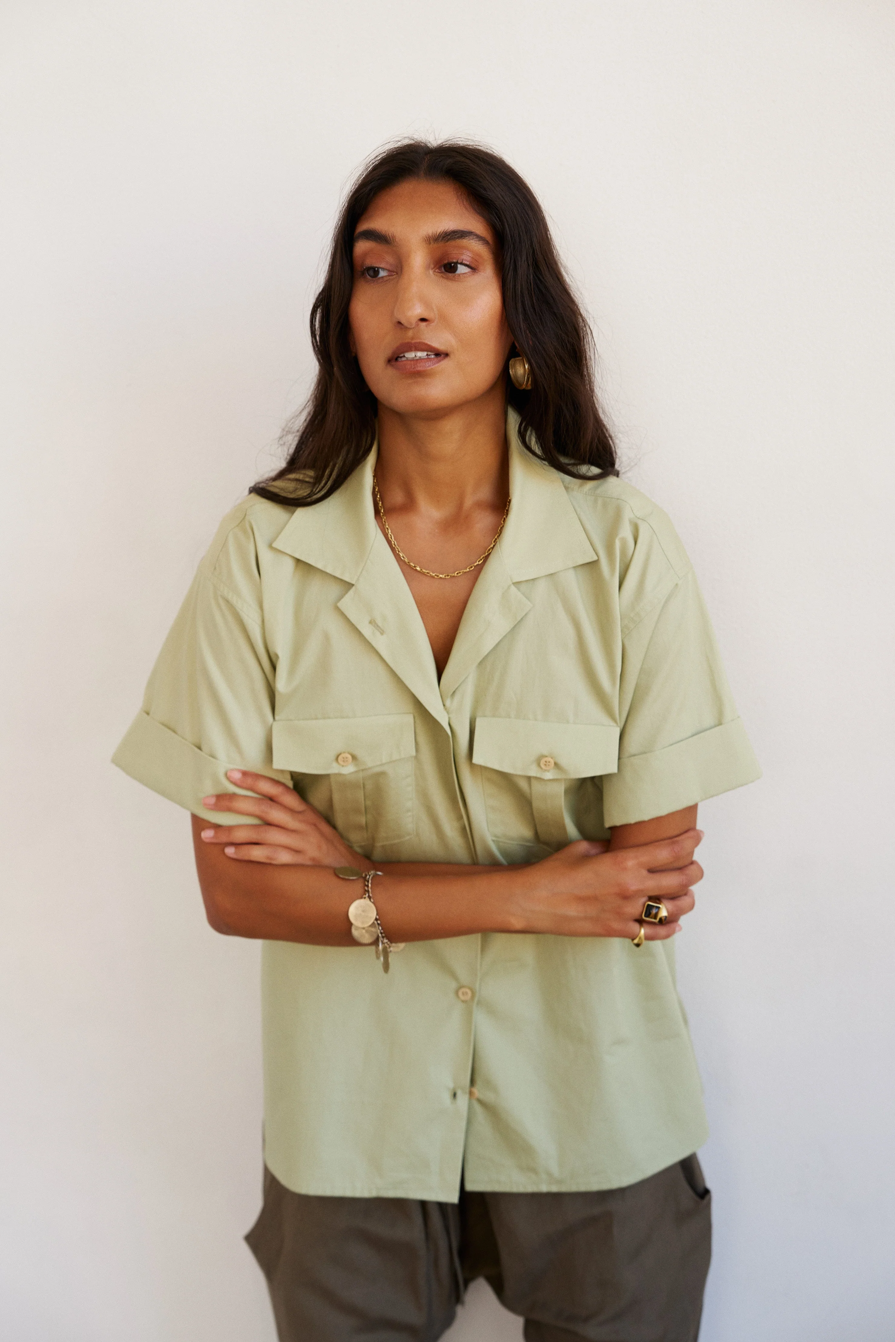 Jamie Haller - The Safari Shirt in Pistachio - Image 5