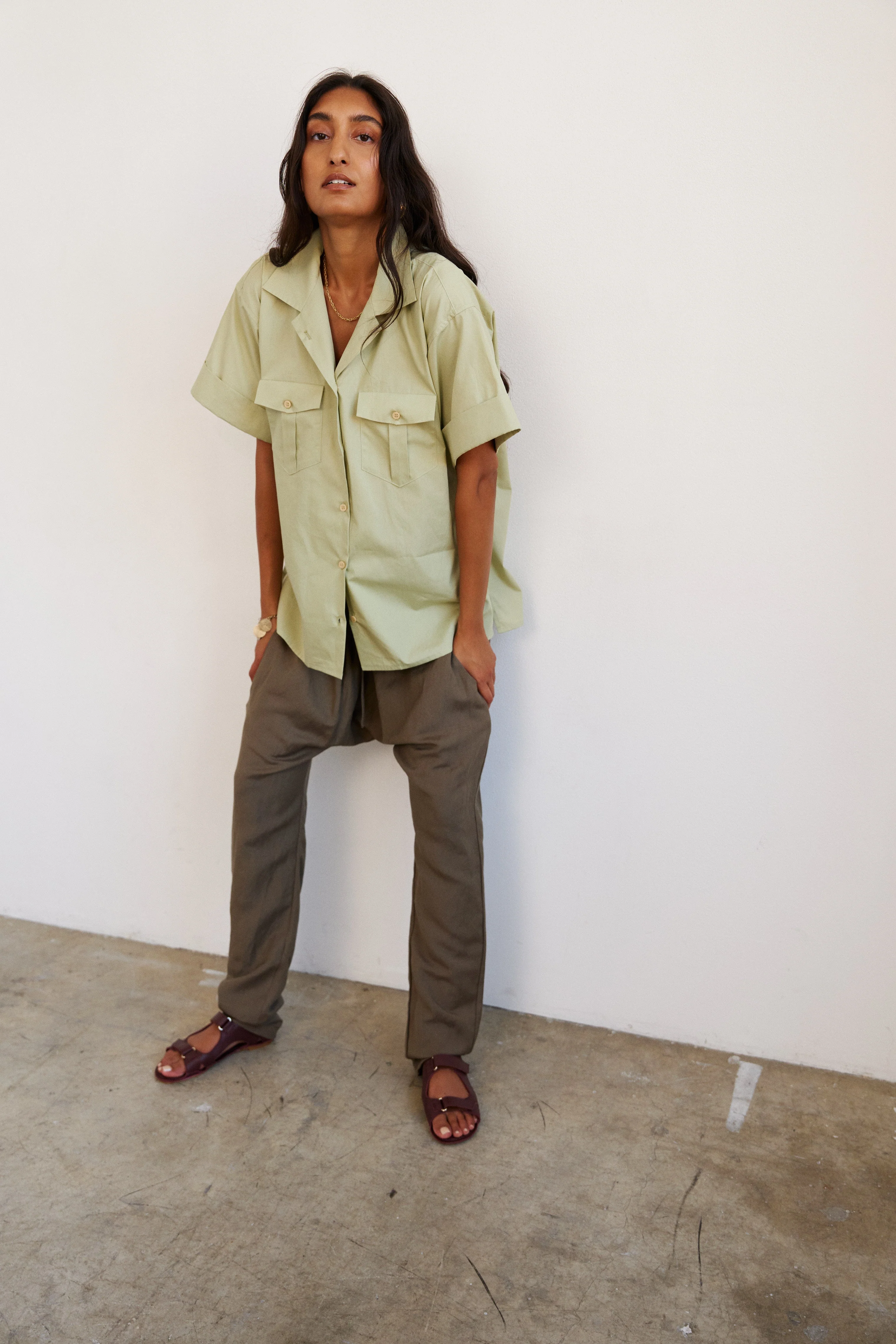 Jamie Haller - The Safari Shirt in Pistachio - Image 6