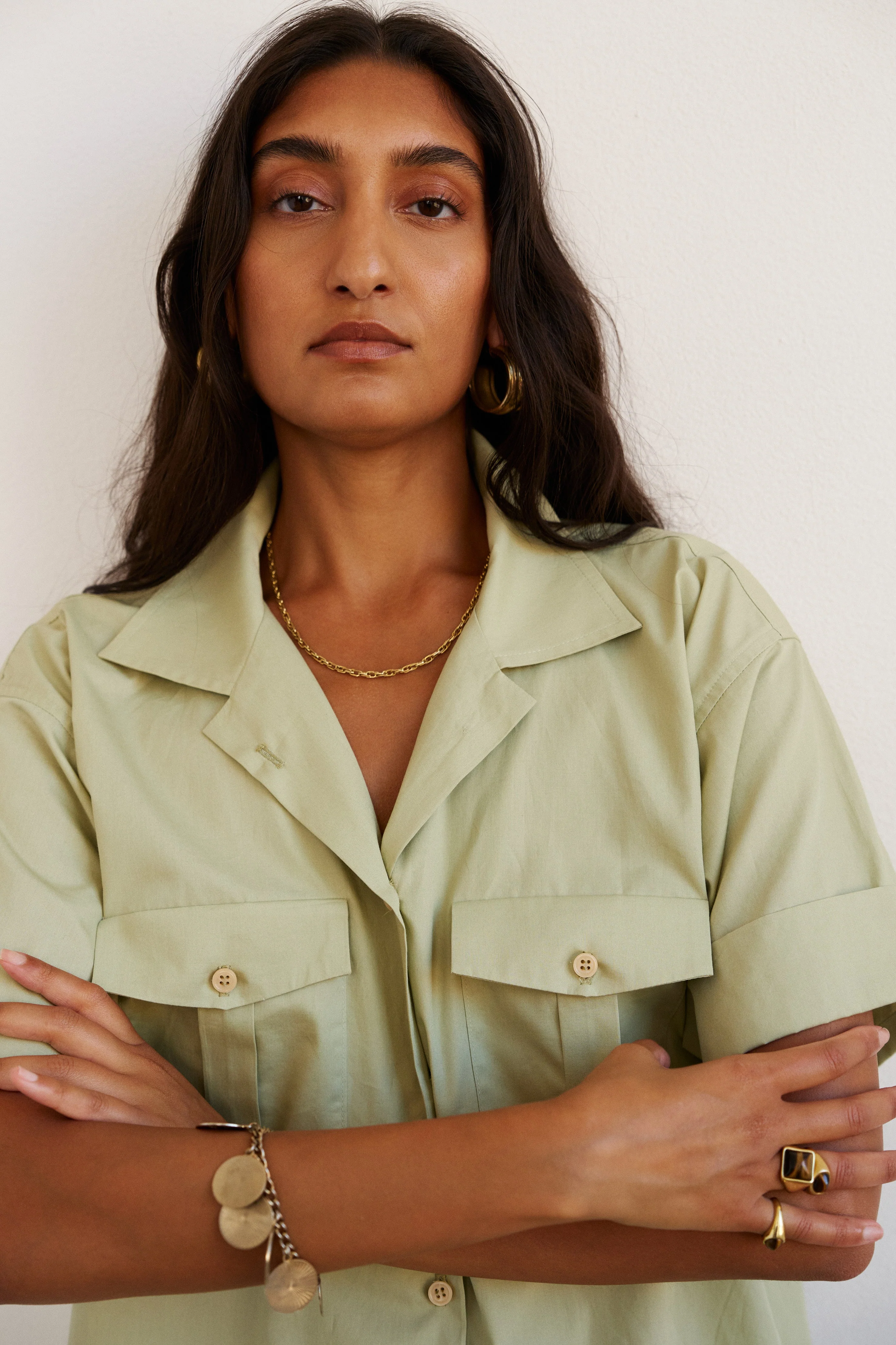 Jamie Haller - The Safari Shirt in Pistachio - Image 7