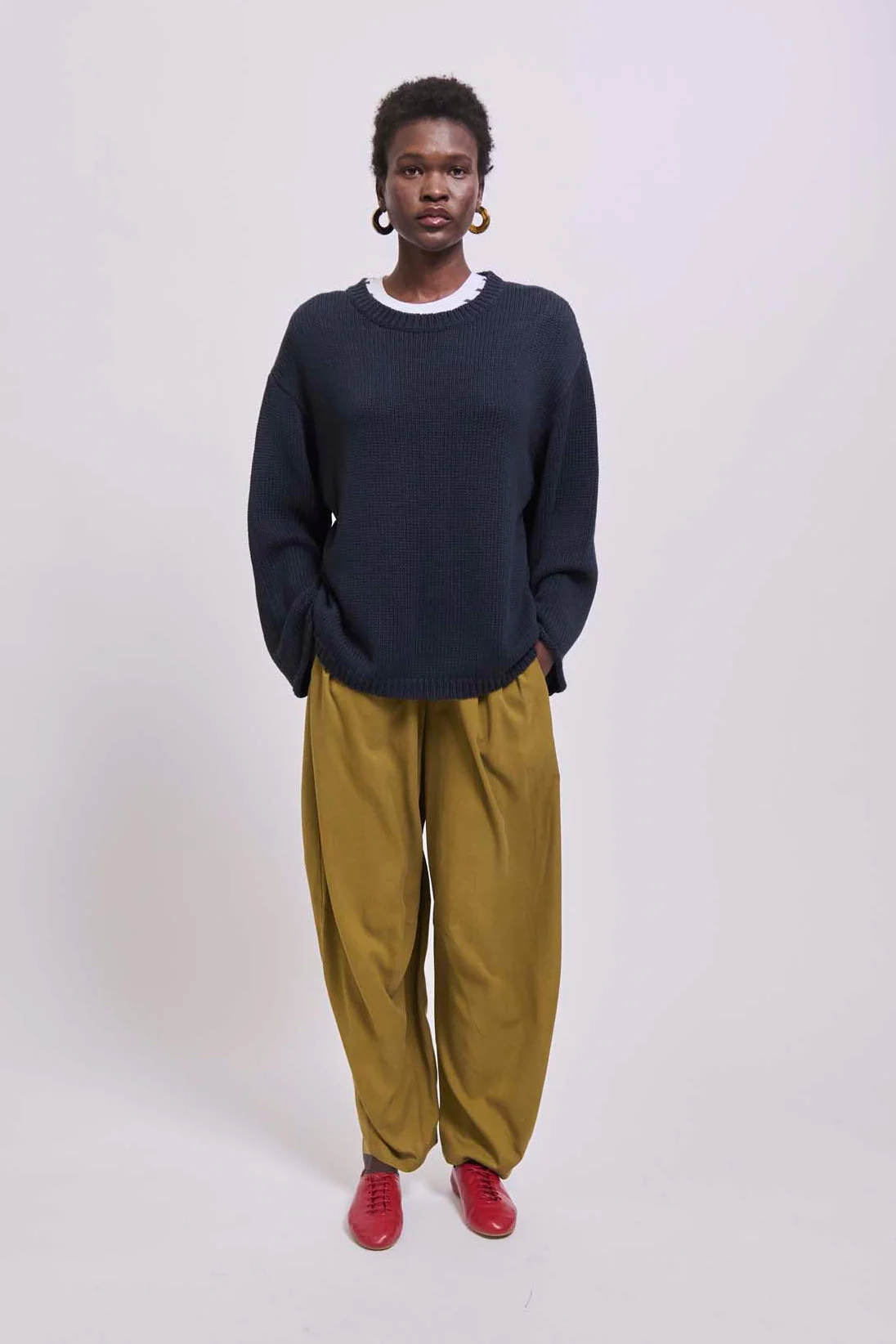 Jamie Haller - The Silk Arc Pant in Avo - Image 7