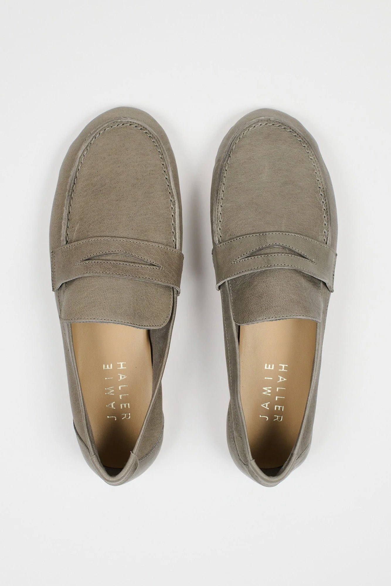 Jamie Haller - The Unlined Penny Loafer in Graphite - Image 3