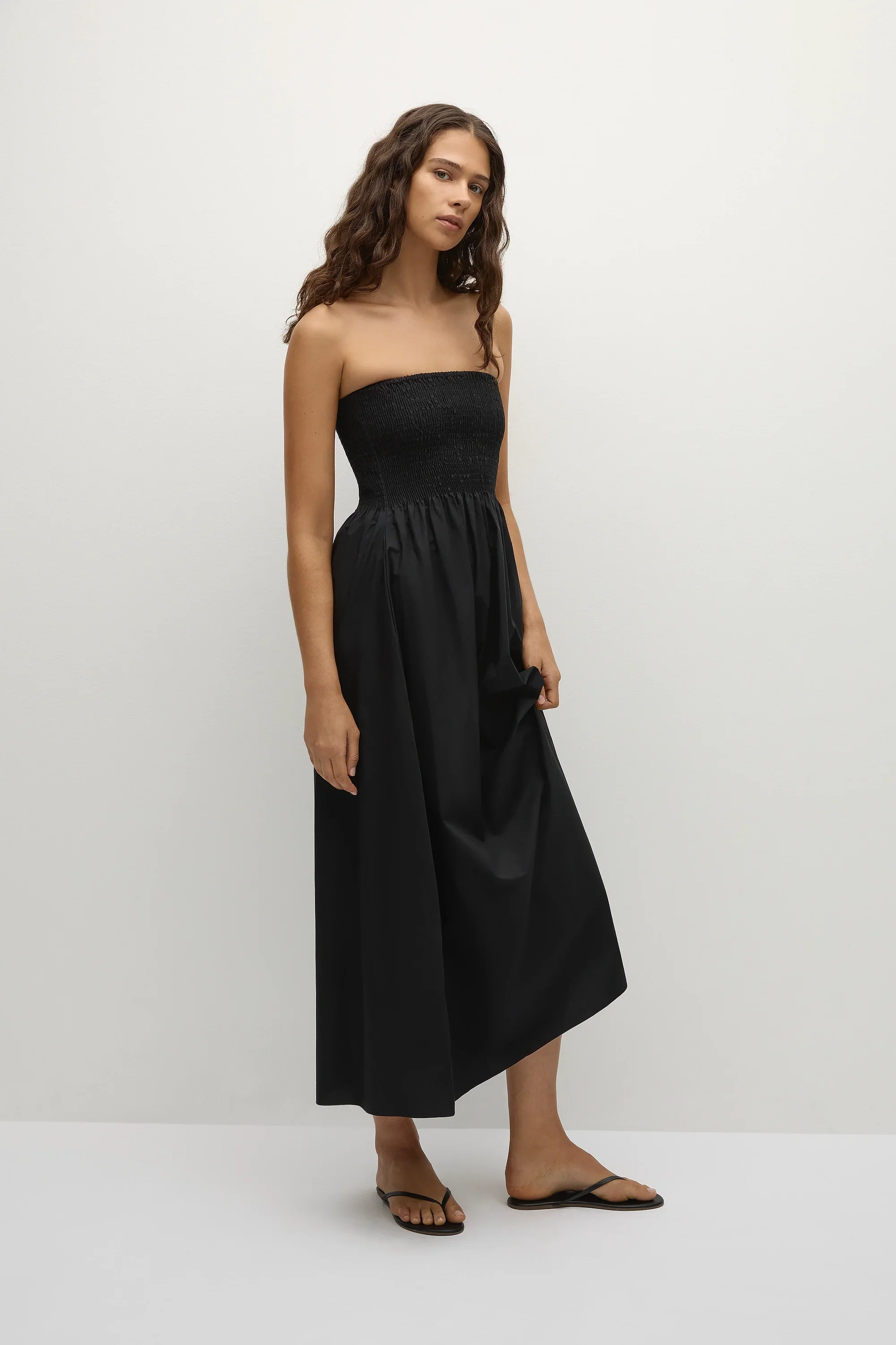 Faithfull - Jamie Midi Dress Black - Image 3