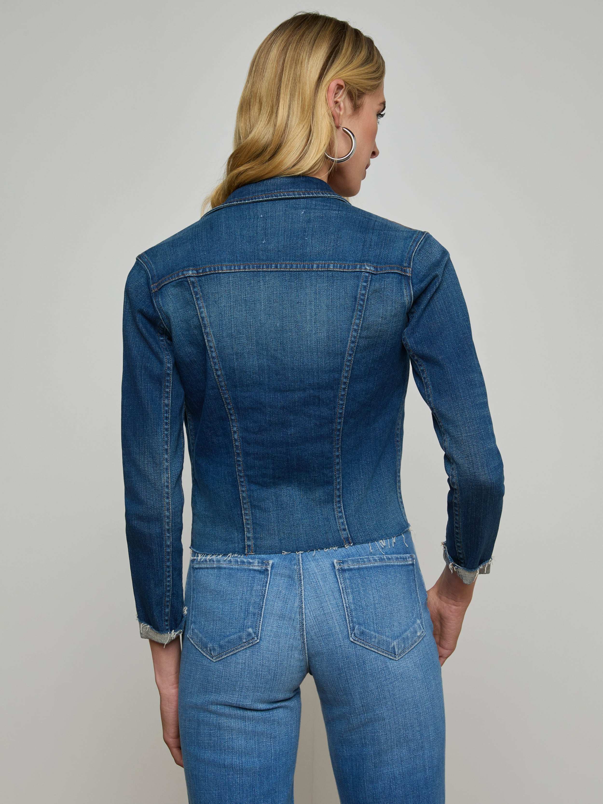L'AGENCE - Janelle Jean Jacket - Image 11