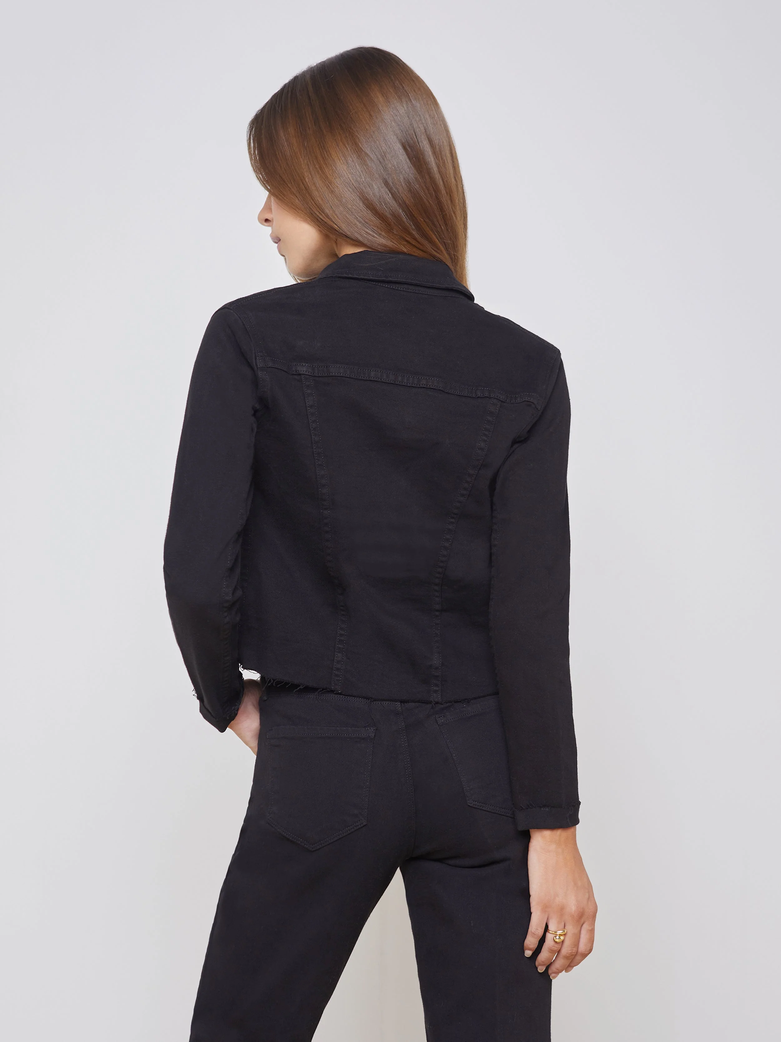 L'AGENCE - Janelle Jean Jacket - Image 2
