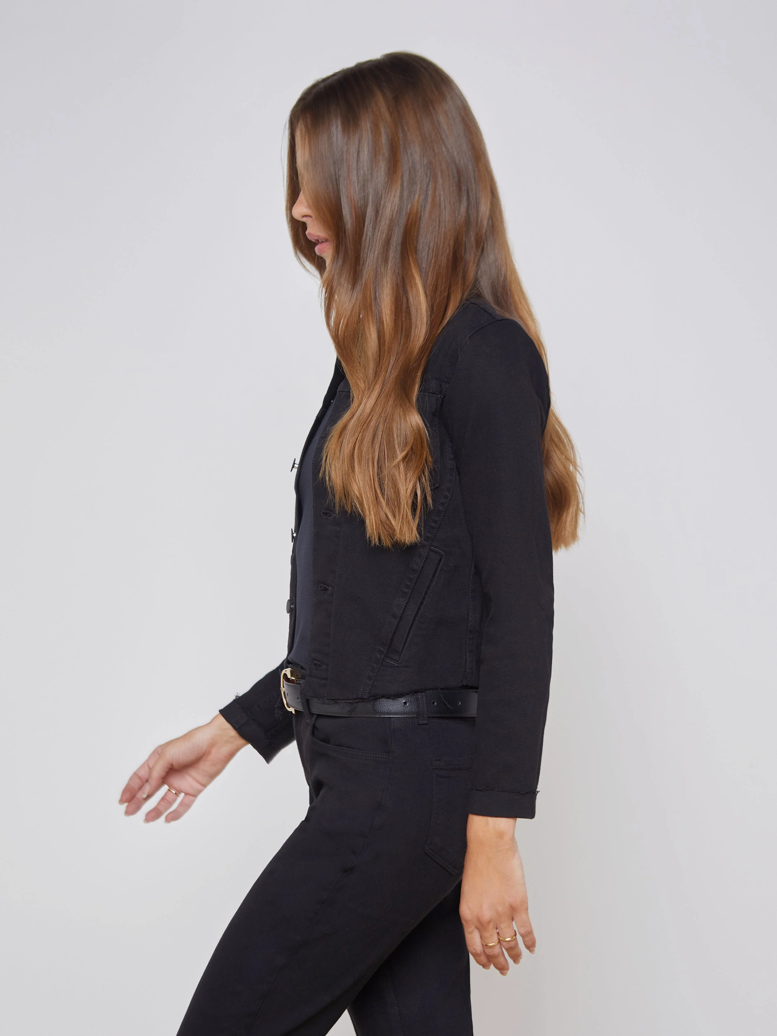 L'AGENCE - Janelle Jean Jacket - Image 3