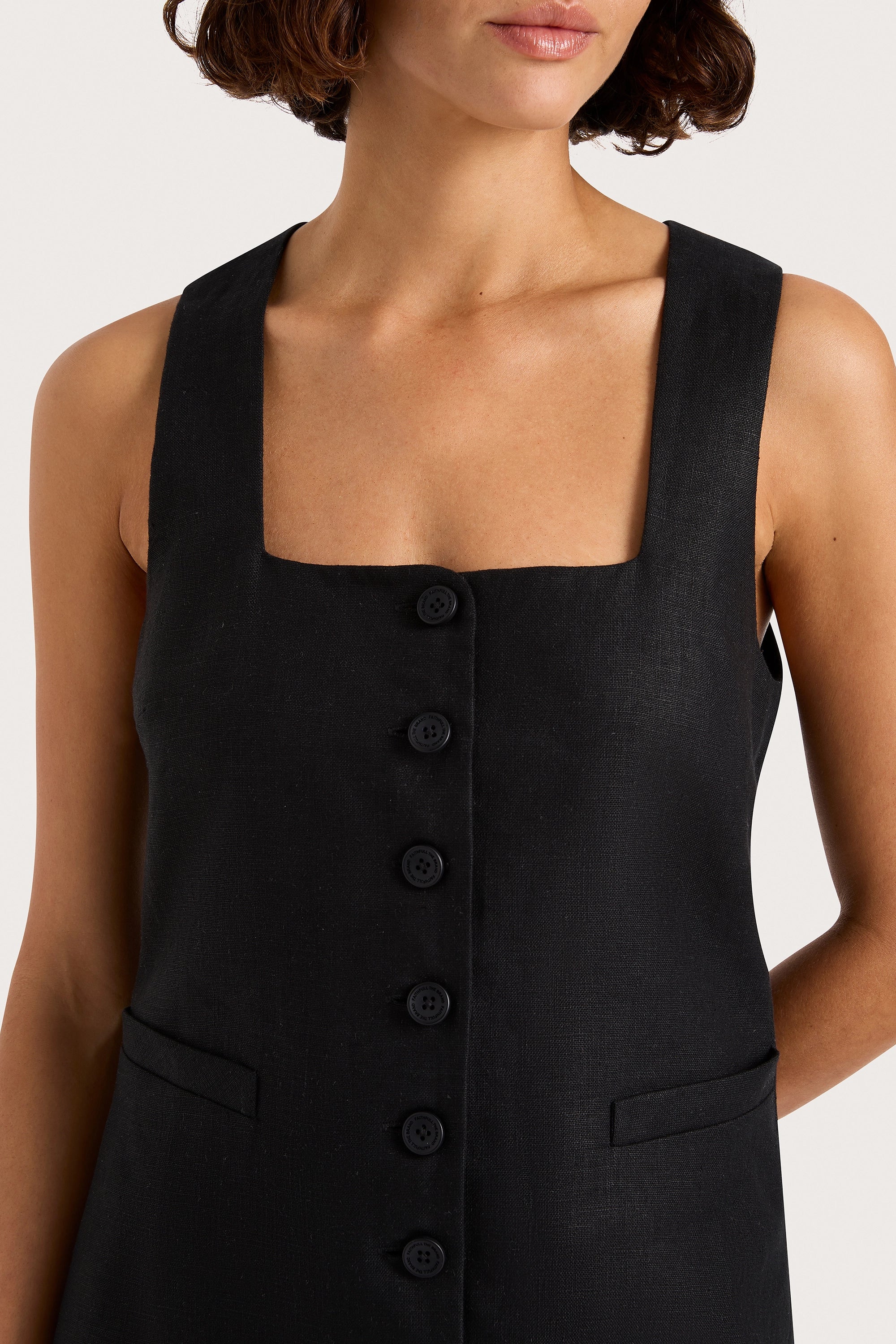 Faithfull - Jaques Mini Dress Black - Image 4