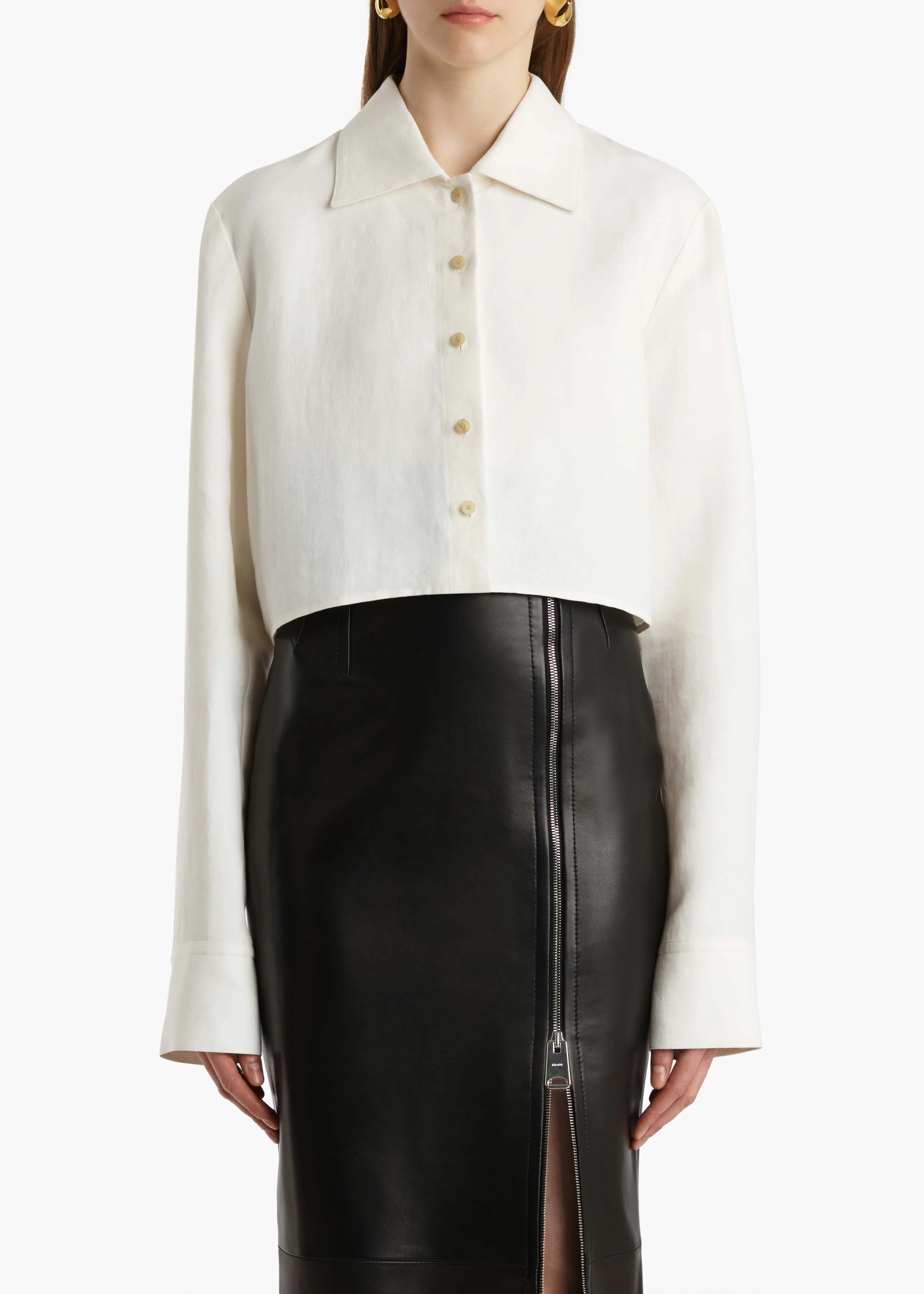 Khaite - Jasen Top in Cream Linen - Image 13