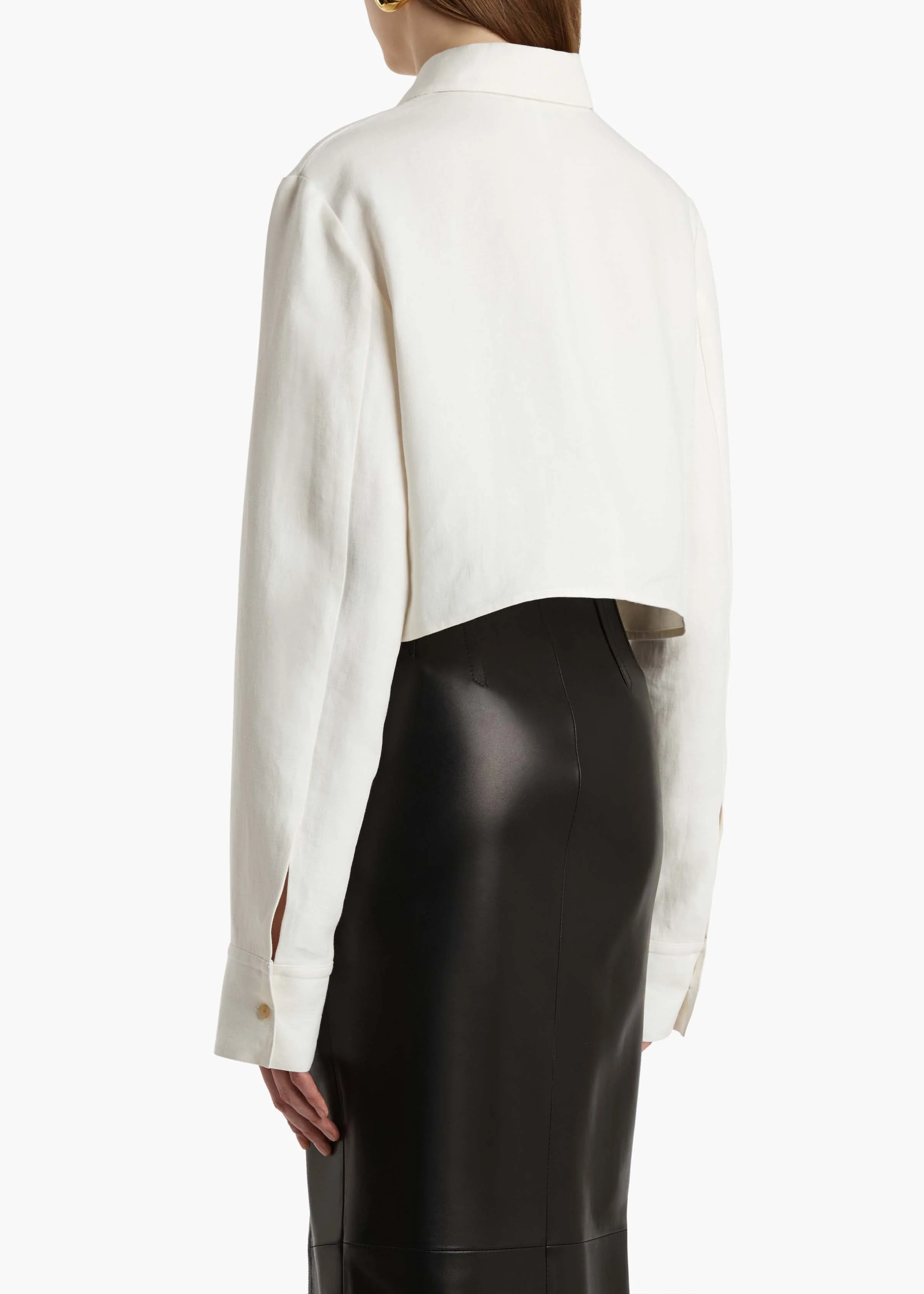 Khaite - Jasen Top in Cream Linen - Image 14