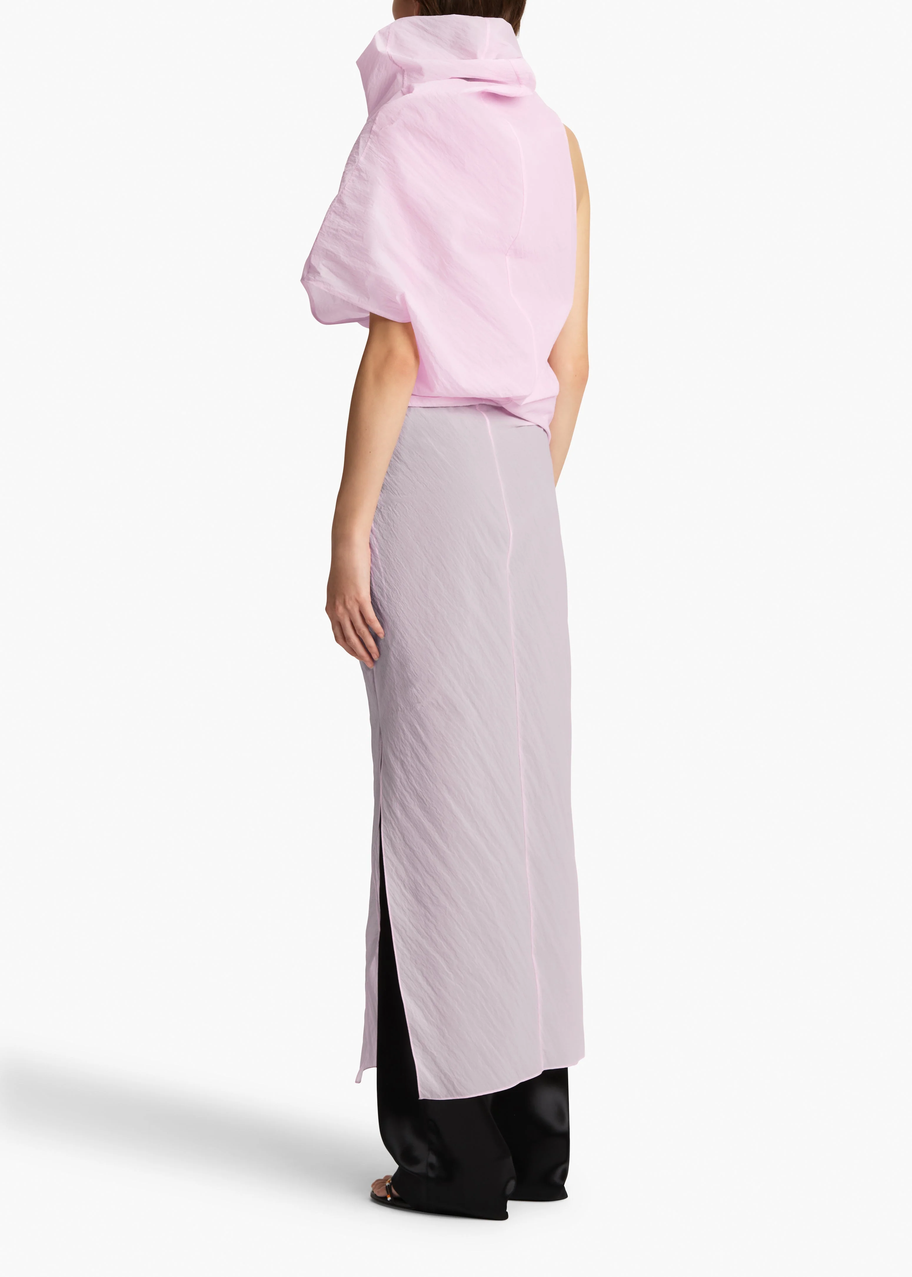 Khaite - Jeanty Dress in Peony - Image 11