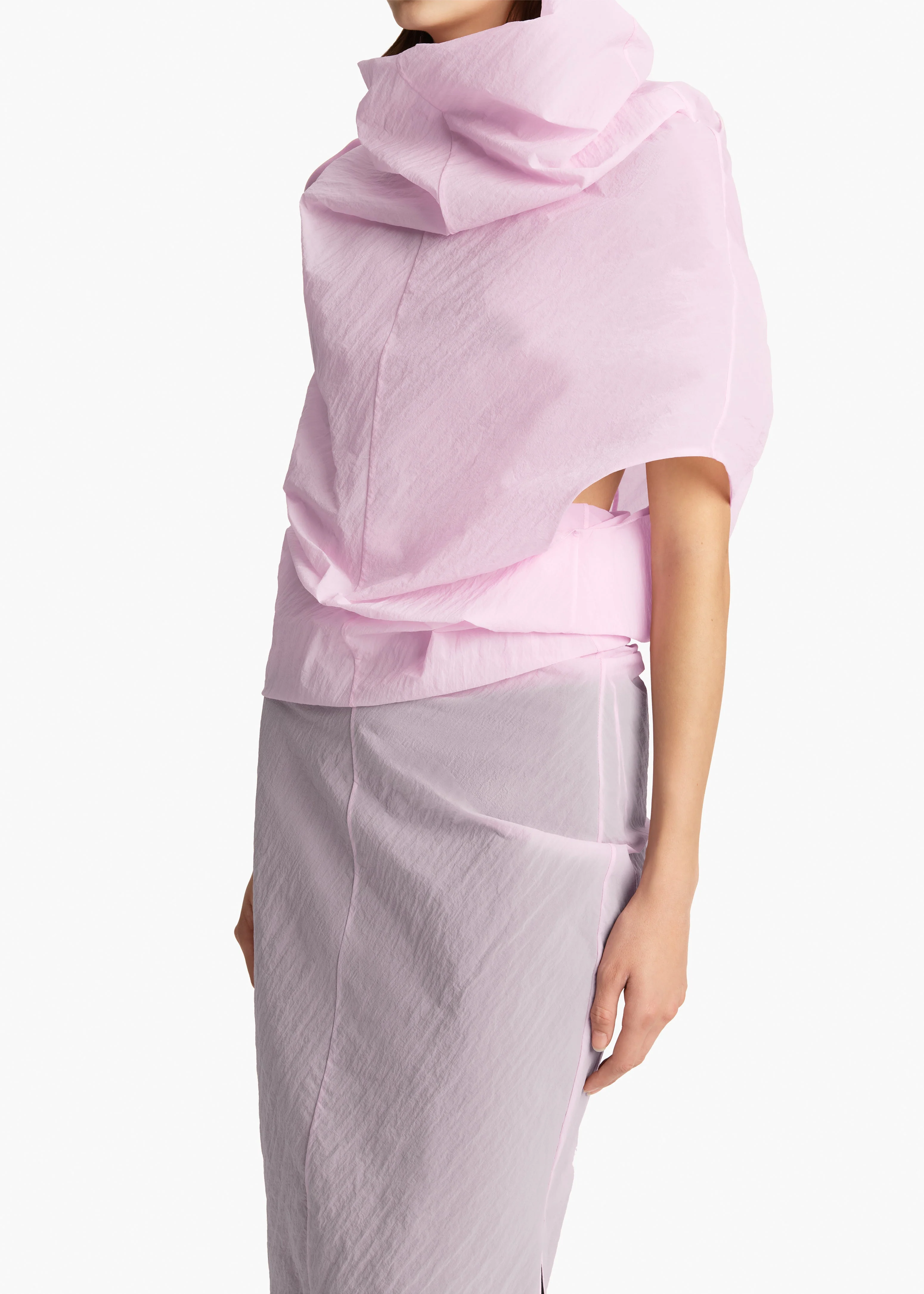 Khaite - Jeanty Dress in Peony - Image 12