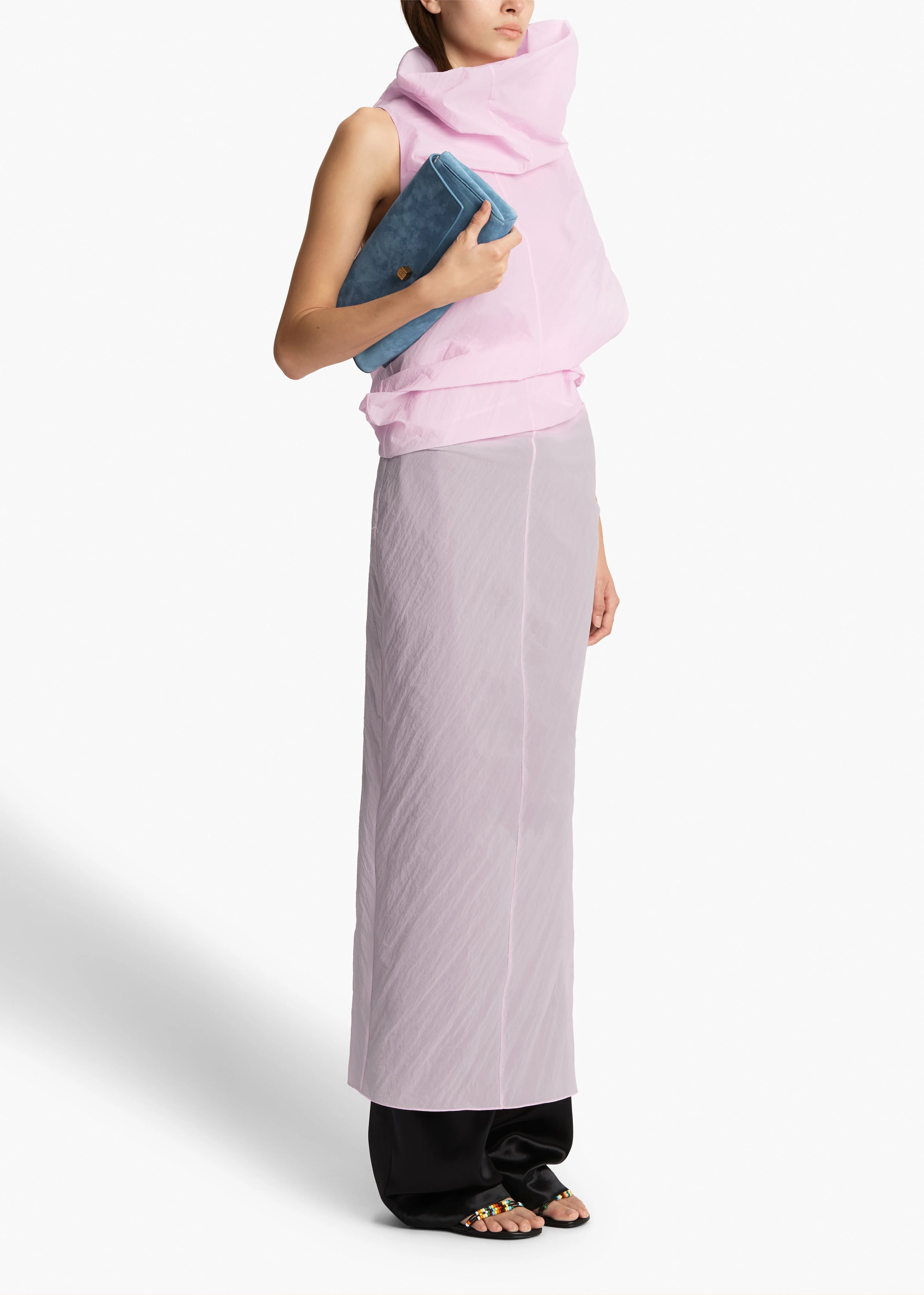 Khaite - Jeanty Dress in Peony - Image 2